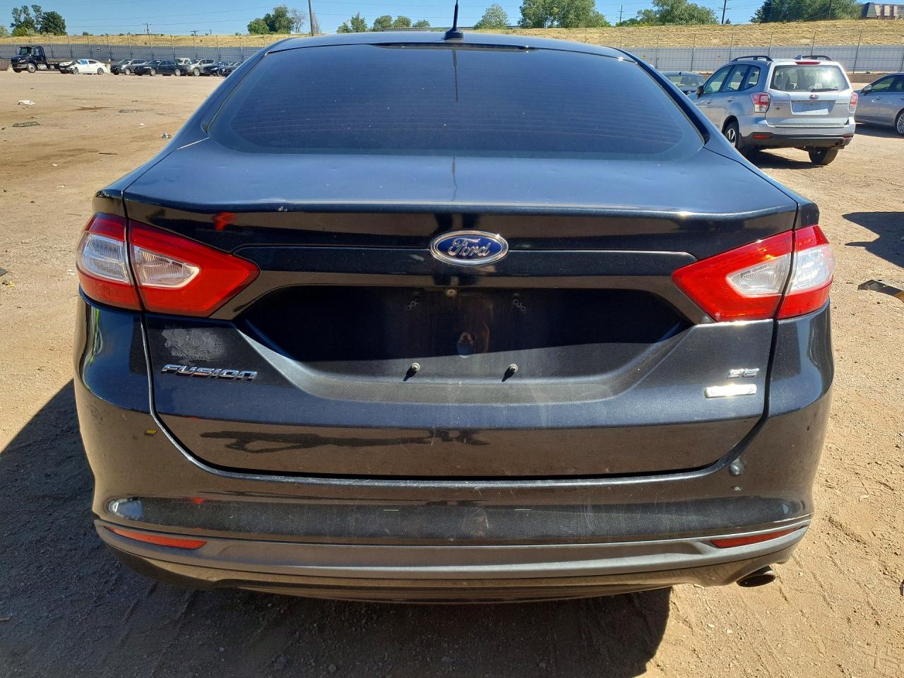 2014 Ford Fusion Se Черный vin: 3FA6P0HD0ER349153