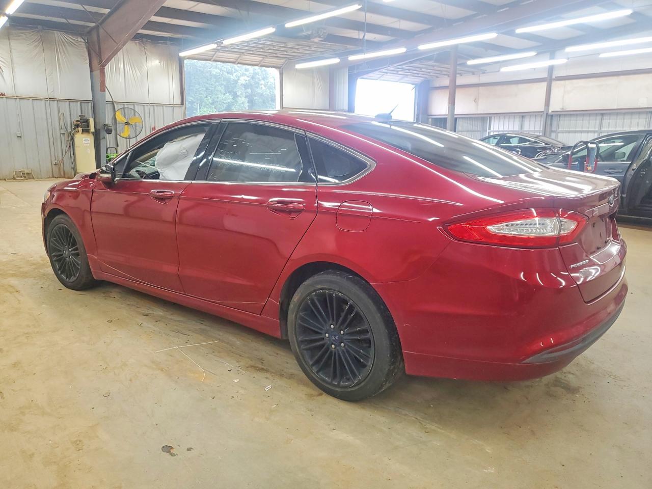 2014 Ford Fusion Se Burgundy vin: 3FA6P0HD0ER372643