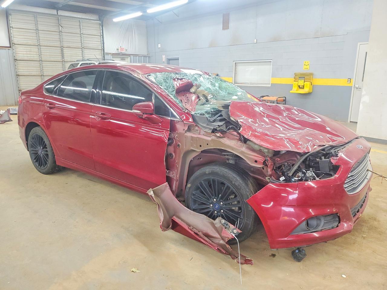 2014 Ford Fusion Se Burgundy vin: 3FA6P0HD0ER372643