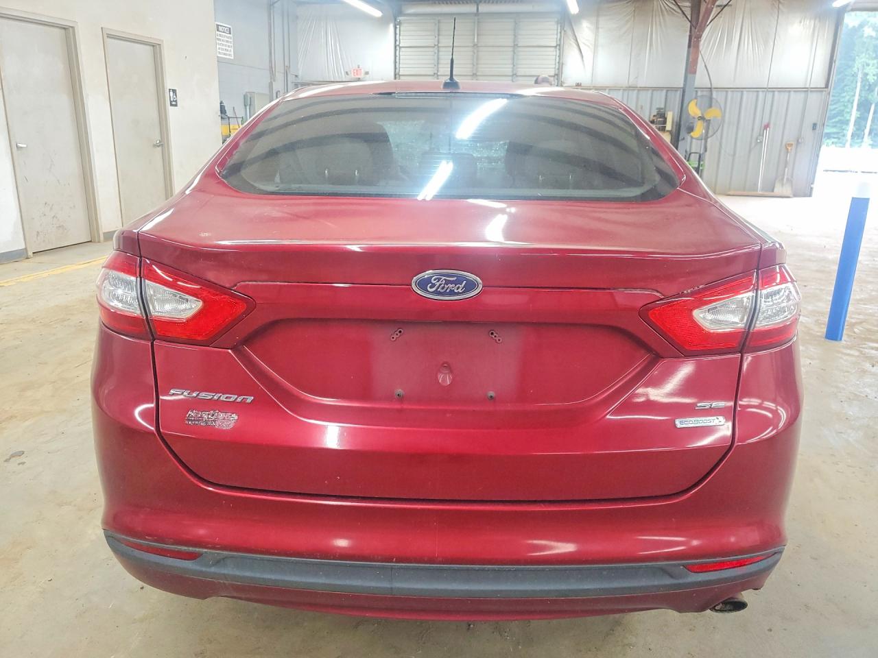 2014 Ford Fusion Se Burgundy vin: 3FA6P0HD0ER372643