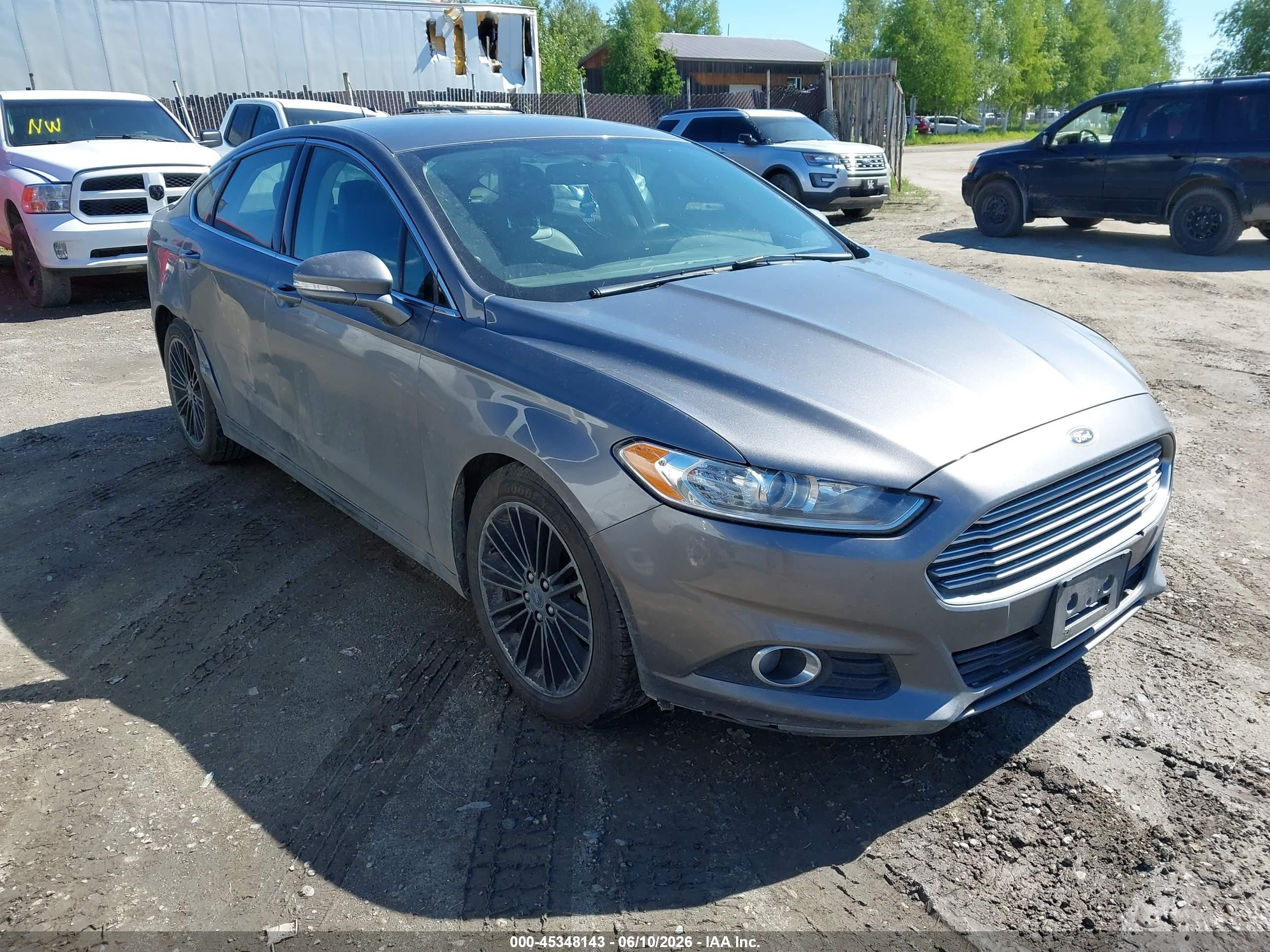 2014 Ford Fusion Se Silver vin: 3FA6P0HD0ER380340