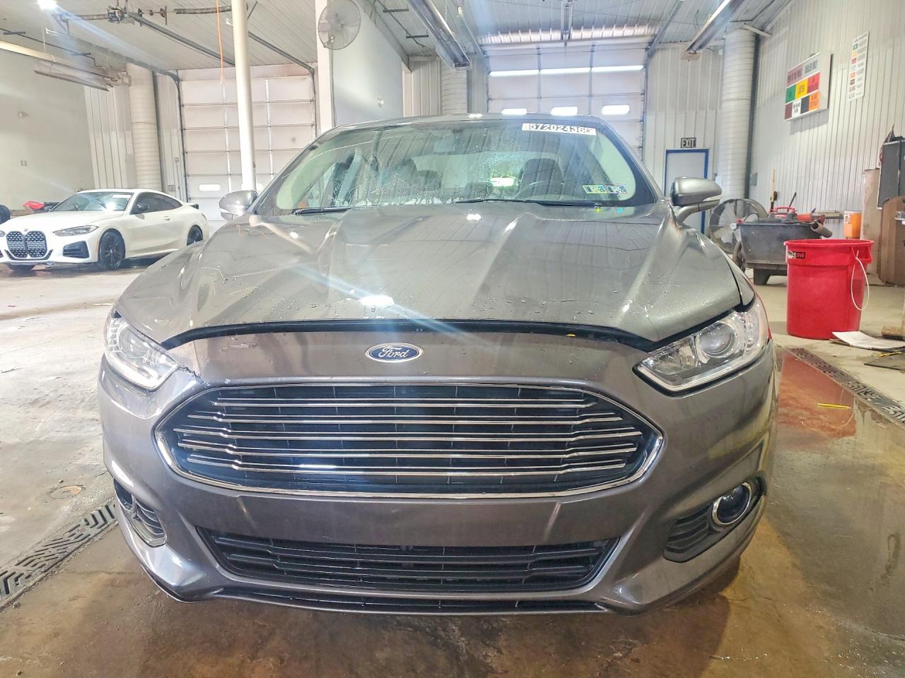 2014 Ford Fusion Se Gray vin: 3FA6P0HD0ER382931