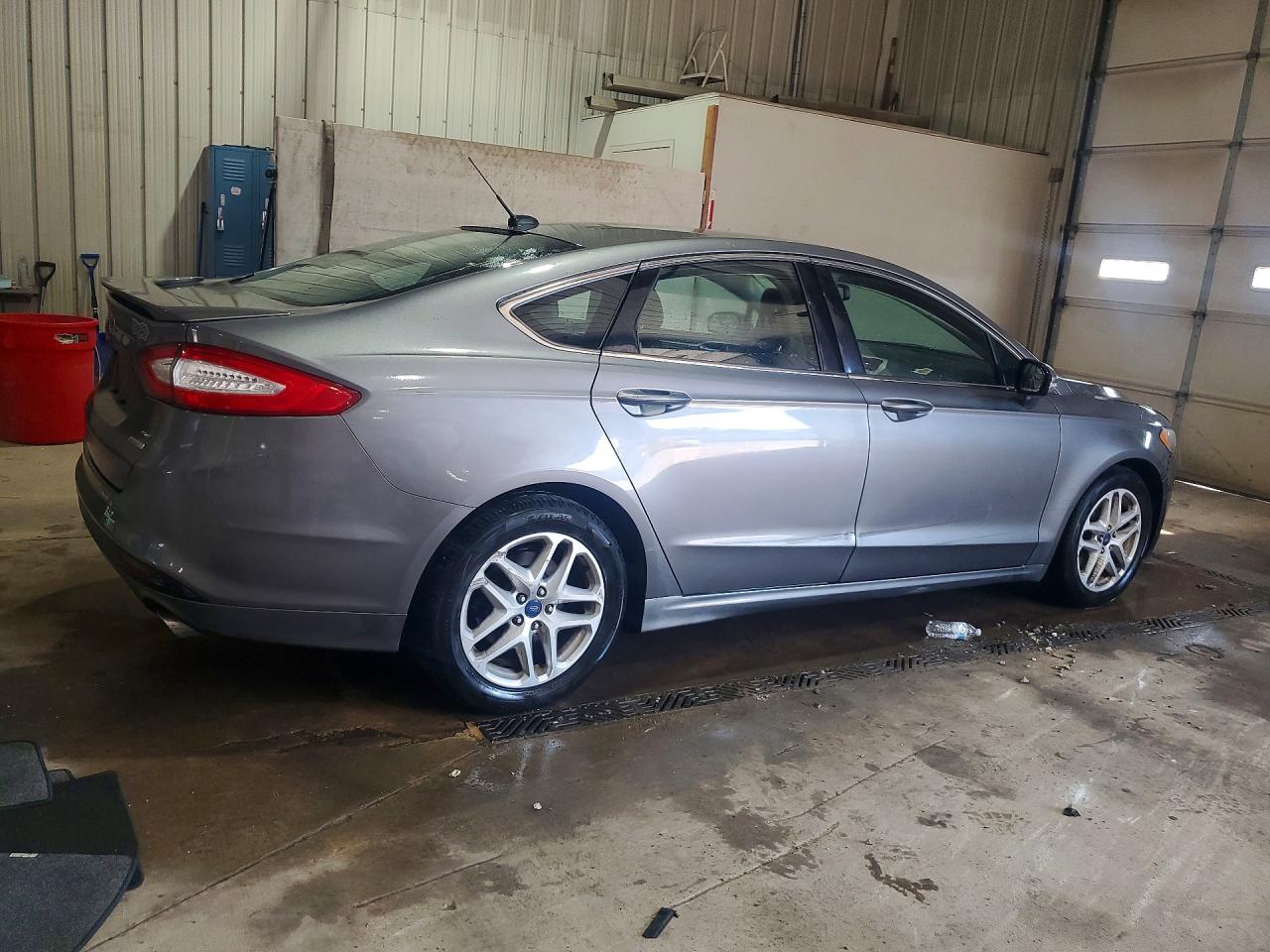 2014 Ford Fusion Se Gray vin: 3FA6P0HD0ER382931