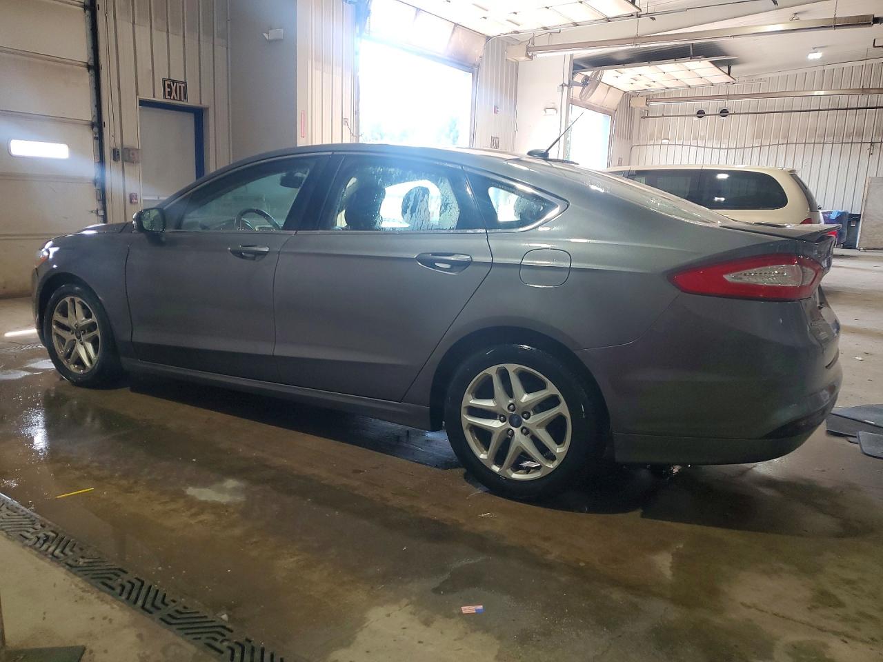 2014 Ford Fusion Se Gray vin: 3FA6P0HD0ER382931