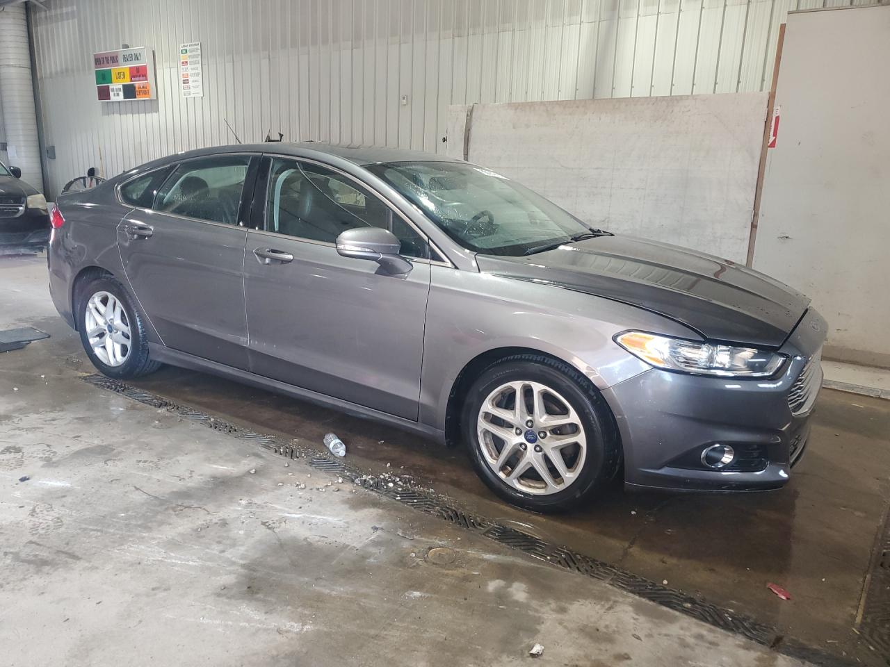 2014 Ford Fusion Se Gray vin: 3FA6P0HD0ER382931 Damage: Right Front Door, Chipped, 3