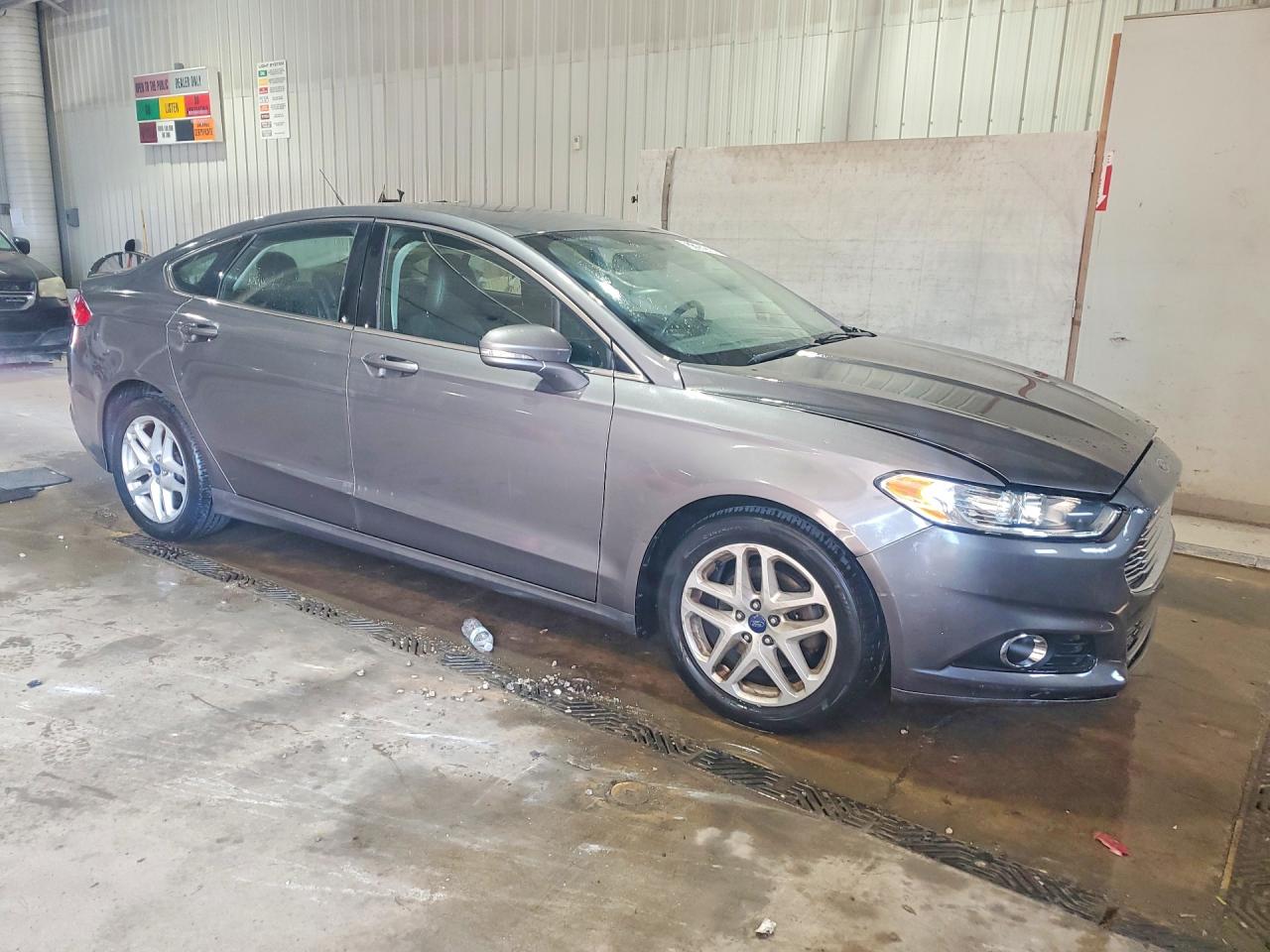 2014 Ford Fusion Se Gray vin: 3FA6P0HD0ER382931