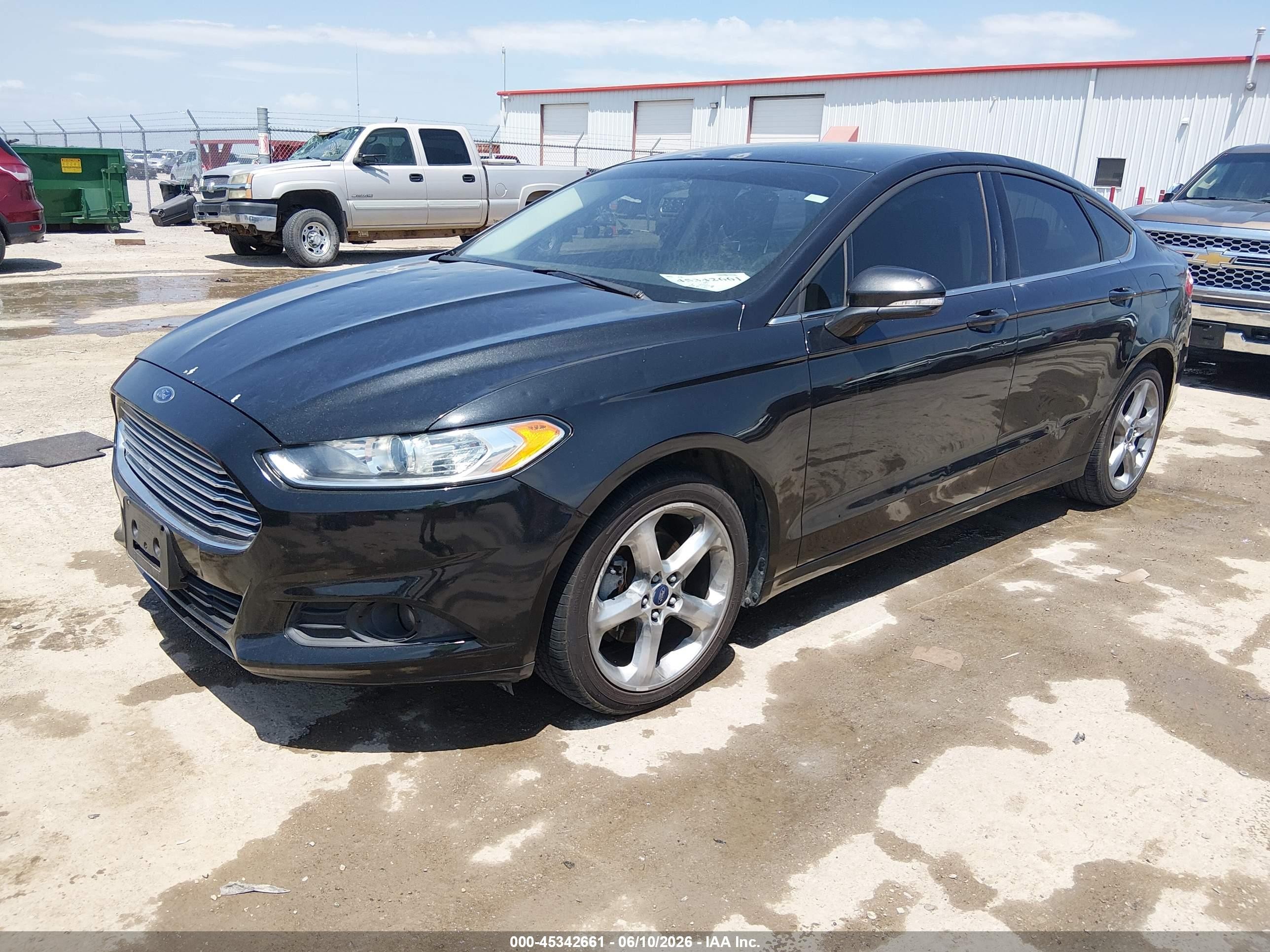 2014 Ford Fusion Se Black vin: 3FA6P0HD0ER392374
