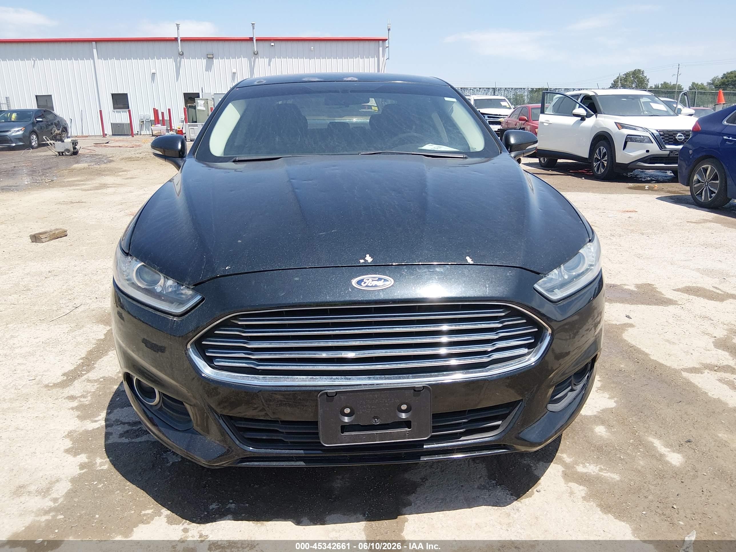 2014 Ford Fusion Se Black vin: 3FA6P0HD0ER392374