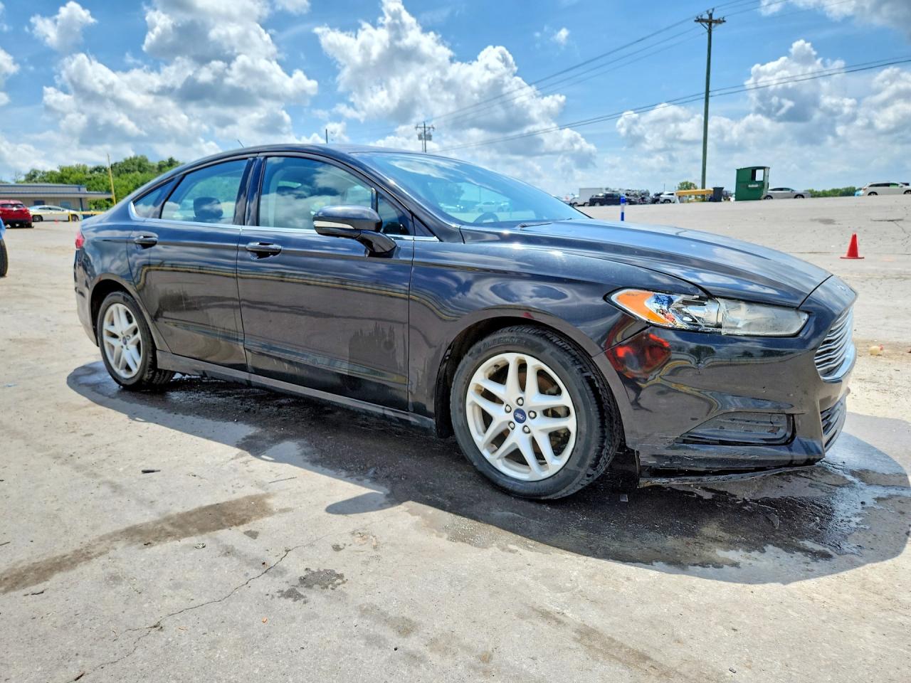 2014 Ford Fusion Se Черный vin: 3FA6P0HD0ER394416