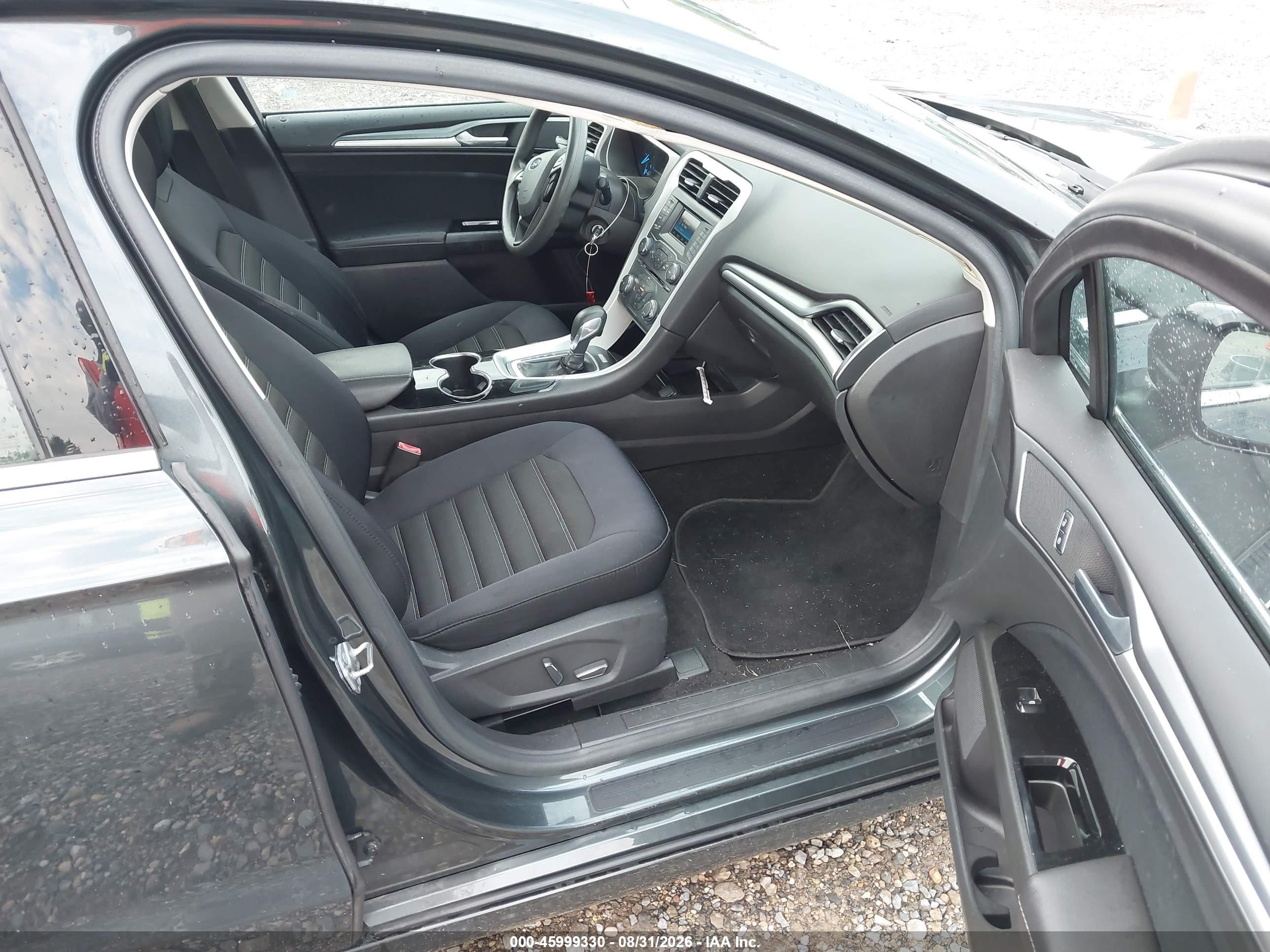 2015 Ford Fusion Se Gray vin: 3FA6P0HD0FR101406