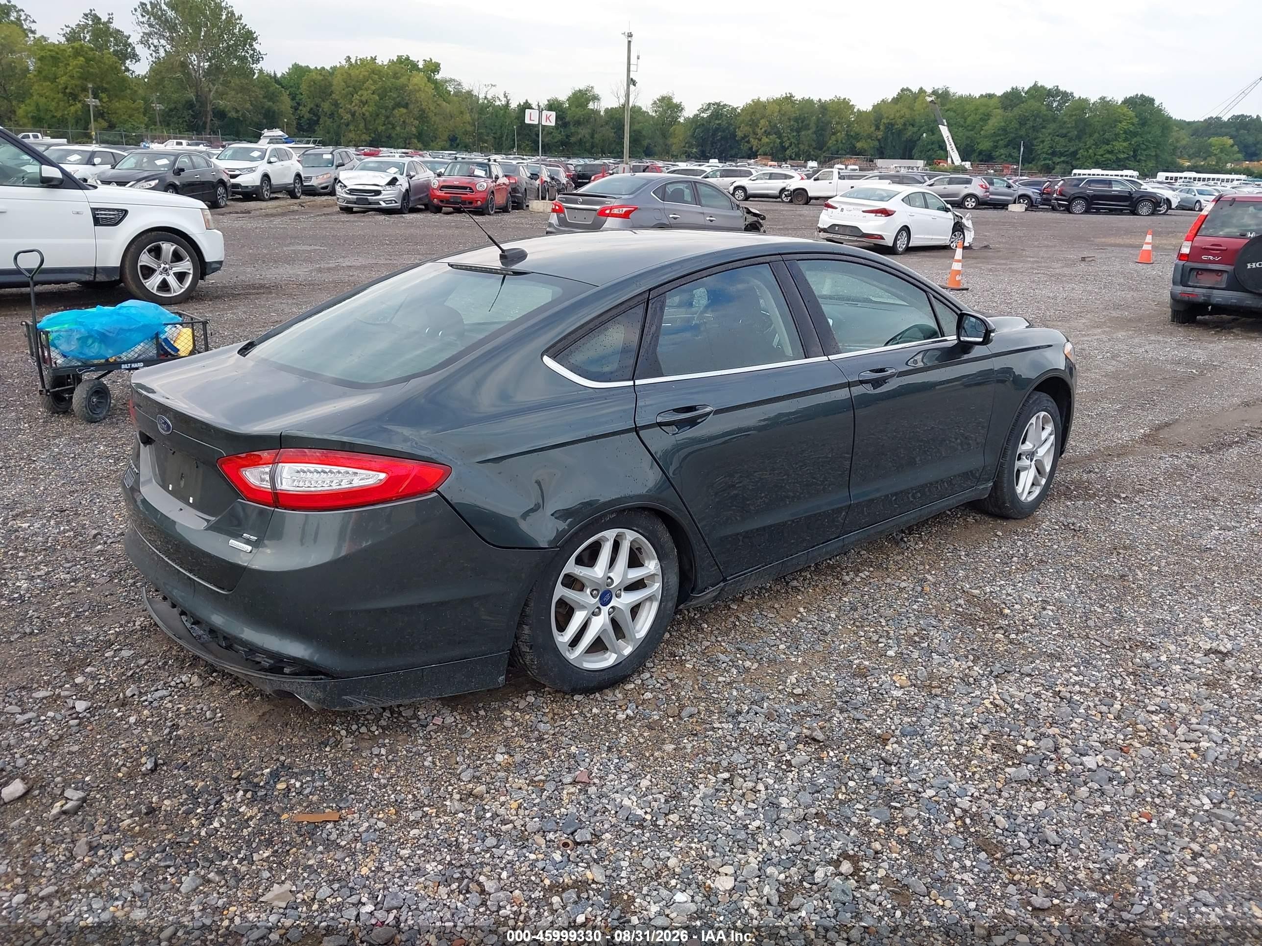 2015 Ford Fusion Se Gray vin: 3FA6P0HD0FR101406