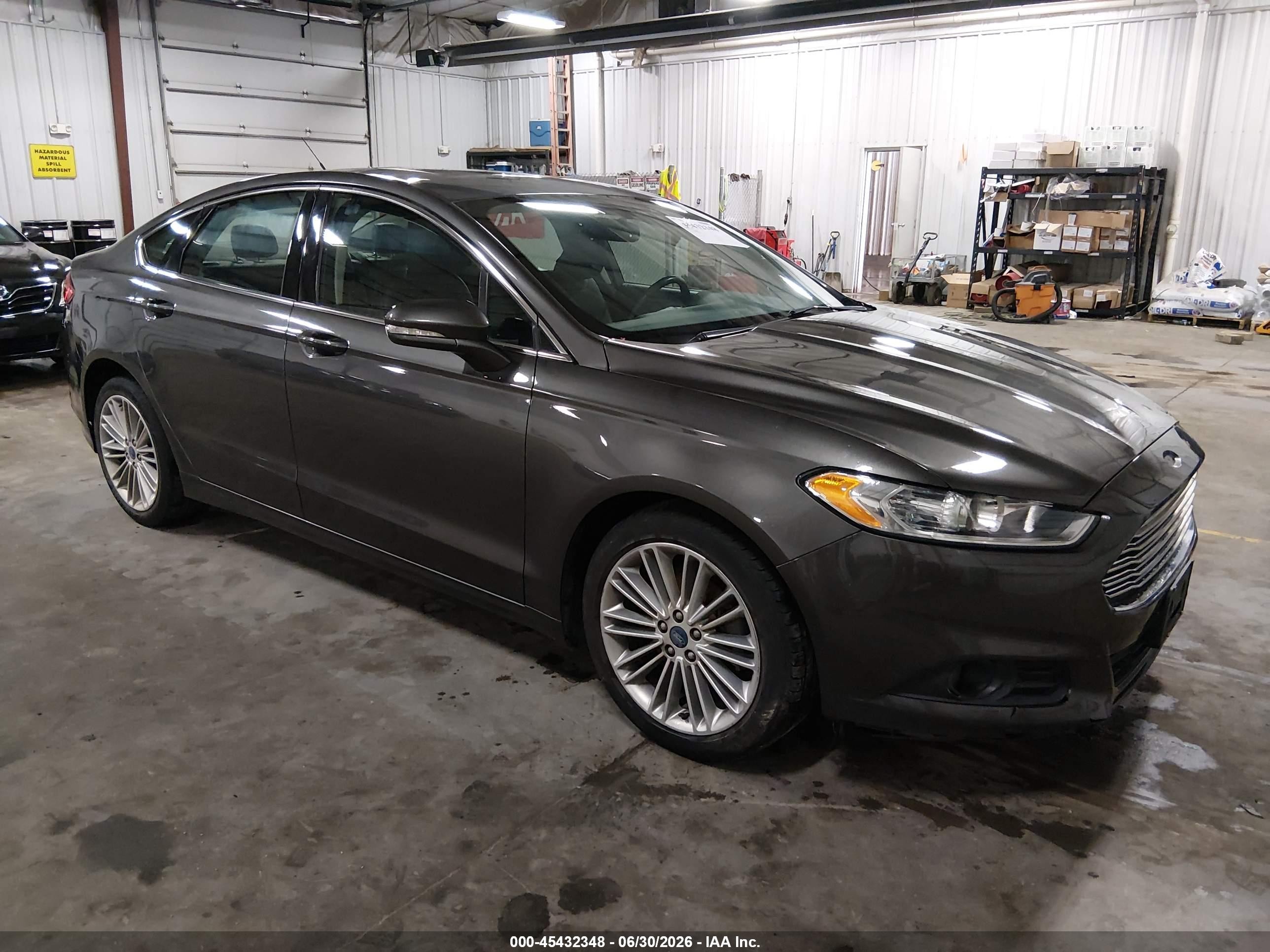 2015 Ford Fusion Se Gray vin: 3FA6P0HD0FR113913