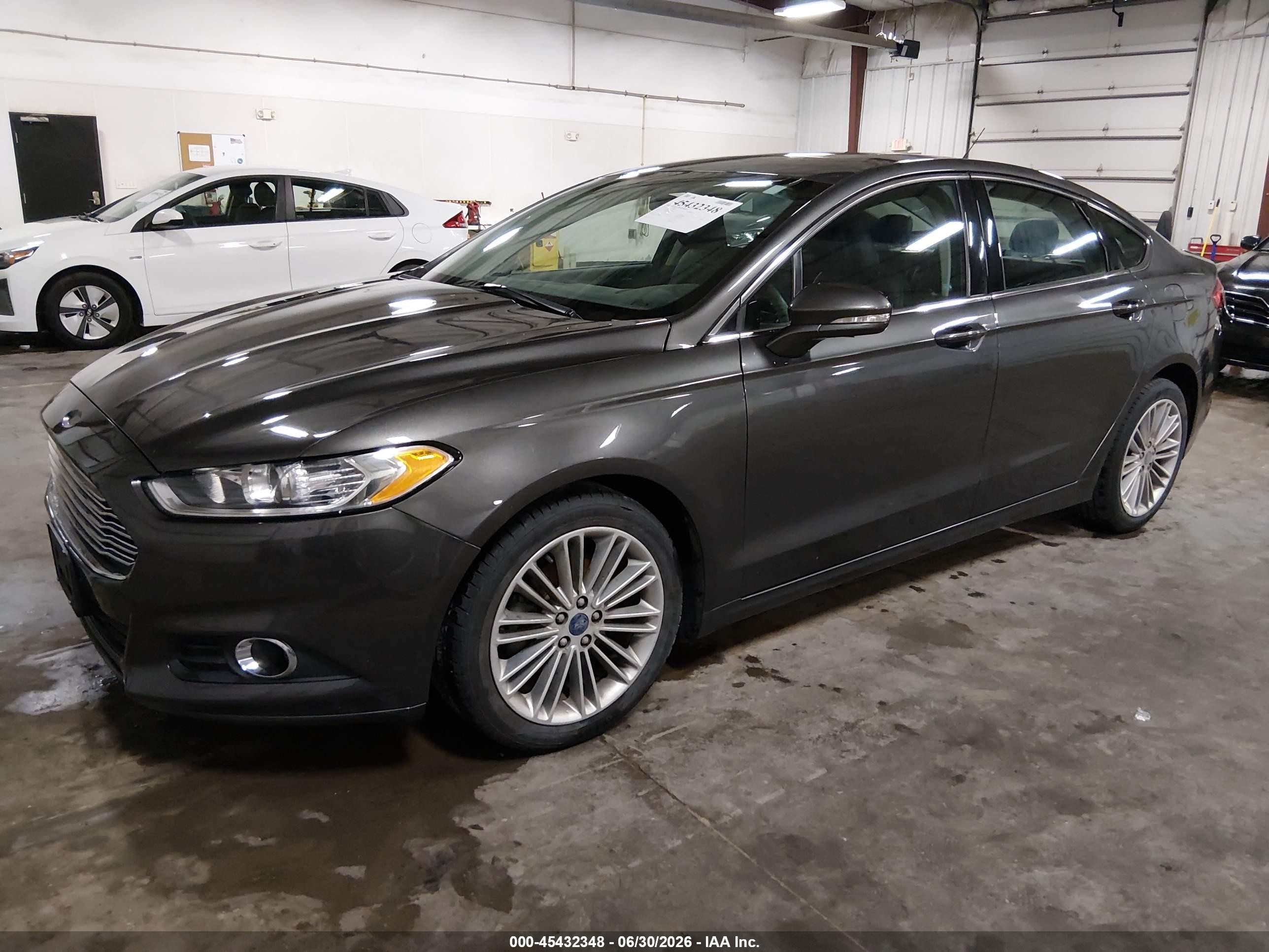 2015 Ford Fusion Se Gray vin: 3FA6P0HD0FR113913