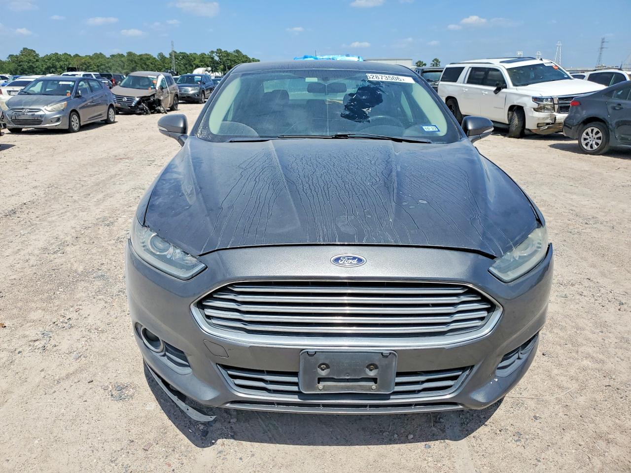 2015 Ford Fusion Se Gray vin: 3FA6P0HD0FR132249