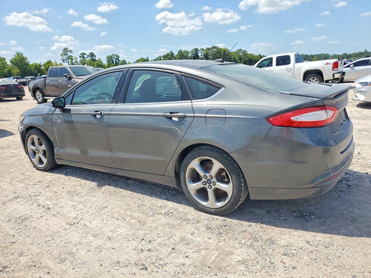 2015 Ford Fusion Se Gray vin: 3FA6P0HD0FR132249