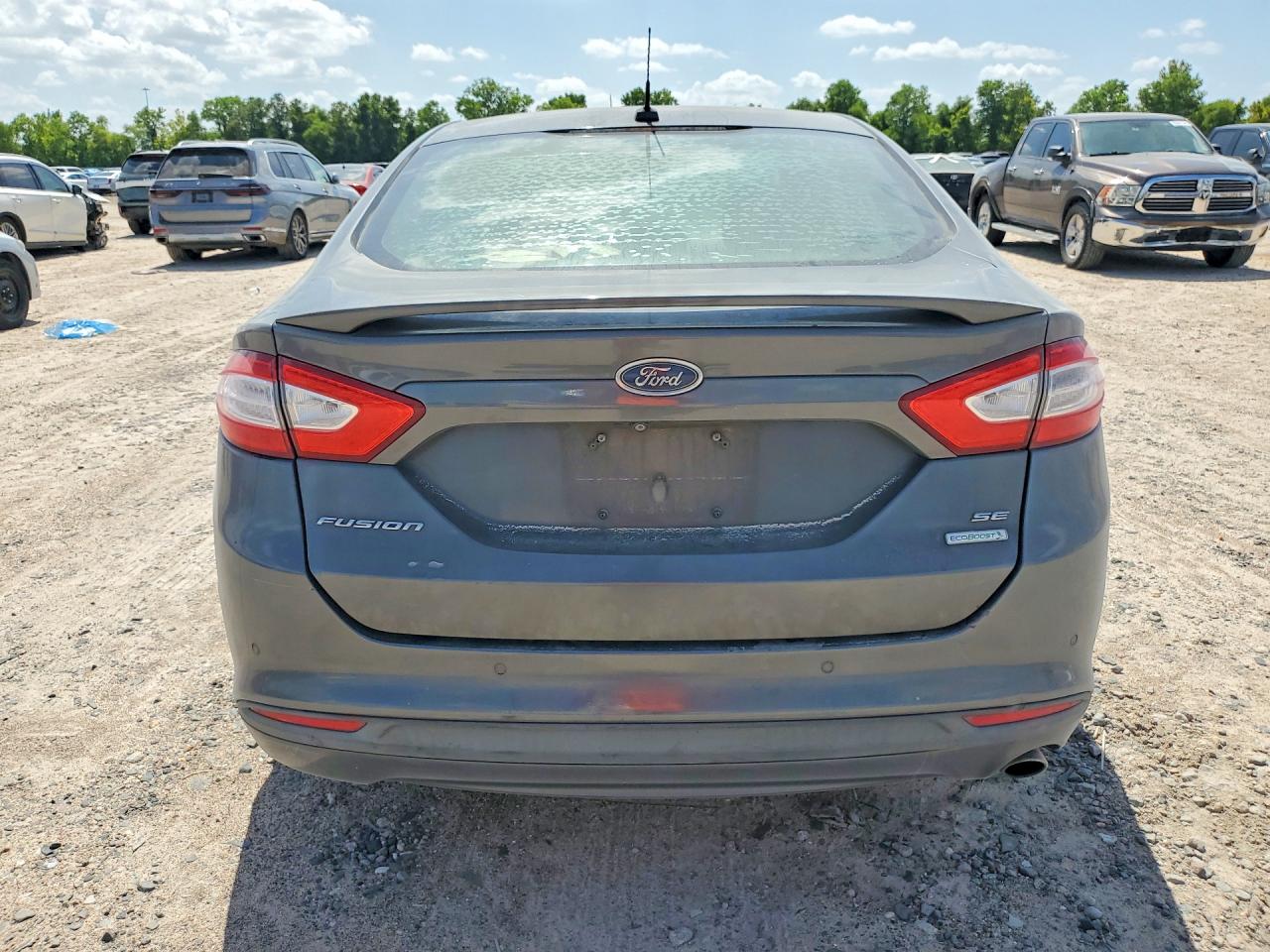 2015 Ford Fusion Se Gray vin: 3FA6P0HD0FR132249