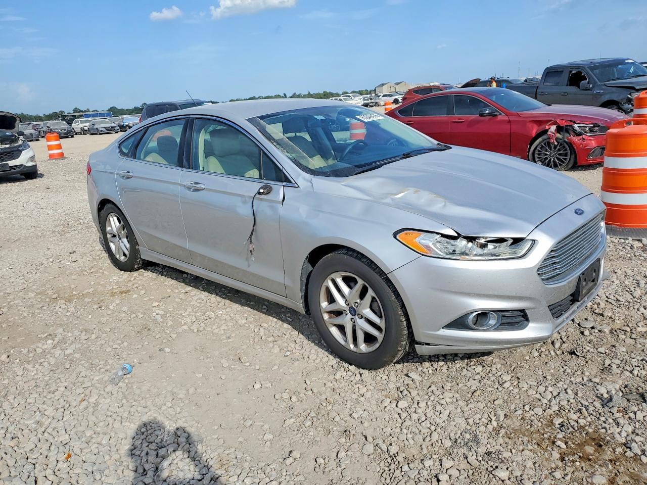 2015 Ford Fusion Se Silver vin: 3FA6P0HD0FR139458