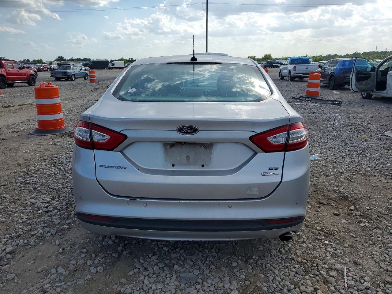 2015 Ford Fusion Se Silver vin: 3FA6P0HD0FR139458