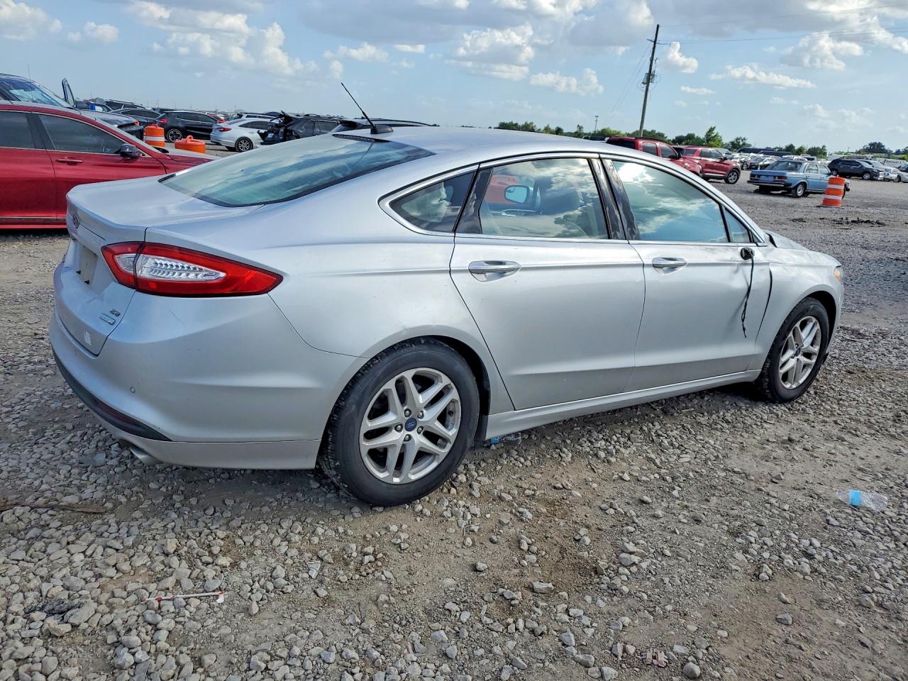 2015 Ford Fusion Se Silver vin: 3FA6P0HD0FR139458