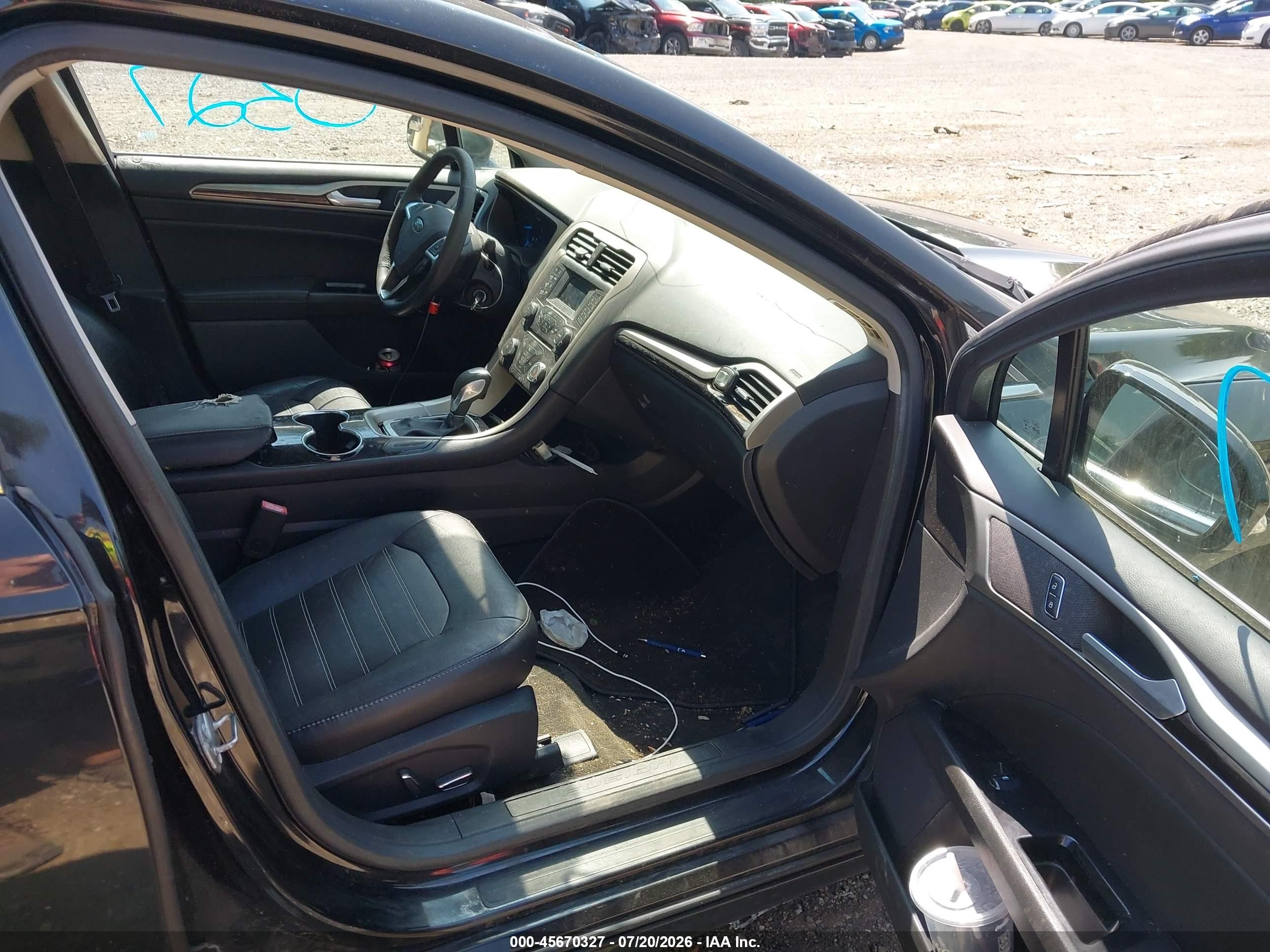 2015 Ford Fusion Se Black vin: 3FA6P0HD0FR172489