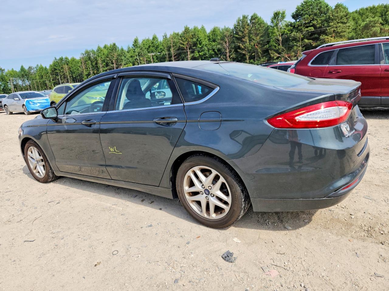 2015 Ford Fusion Se Gray vin: 3FA6P0HD0FR176770