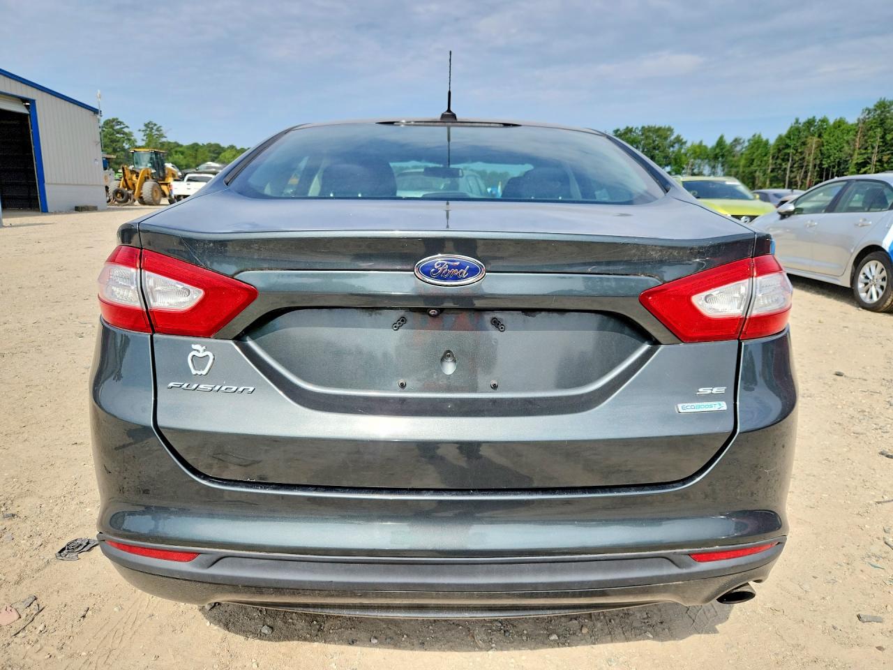 2015 Ford Fusion Se Gray vin: 3FA6P0HD0FR176770