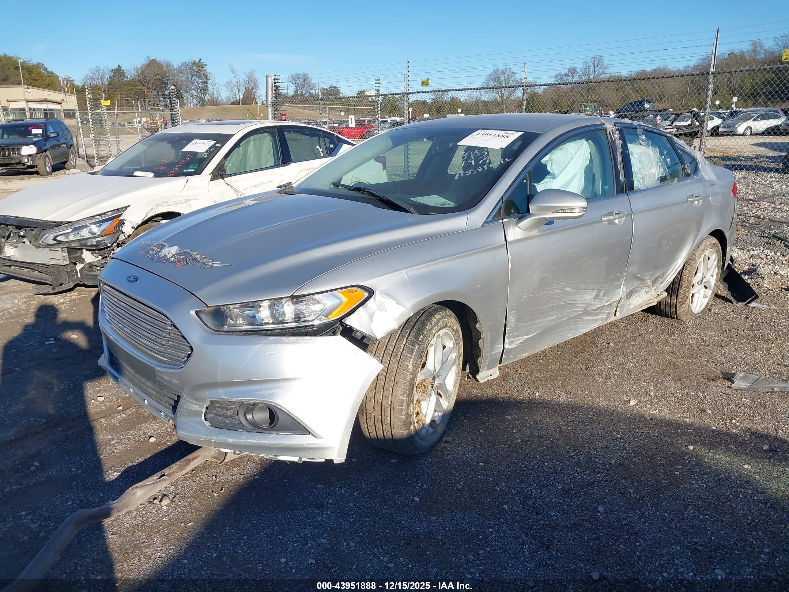 2015 Ford Fusion Se Silver vin: 3FA6P0HD0FR177238