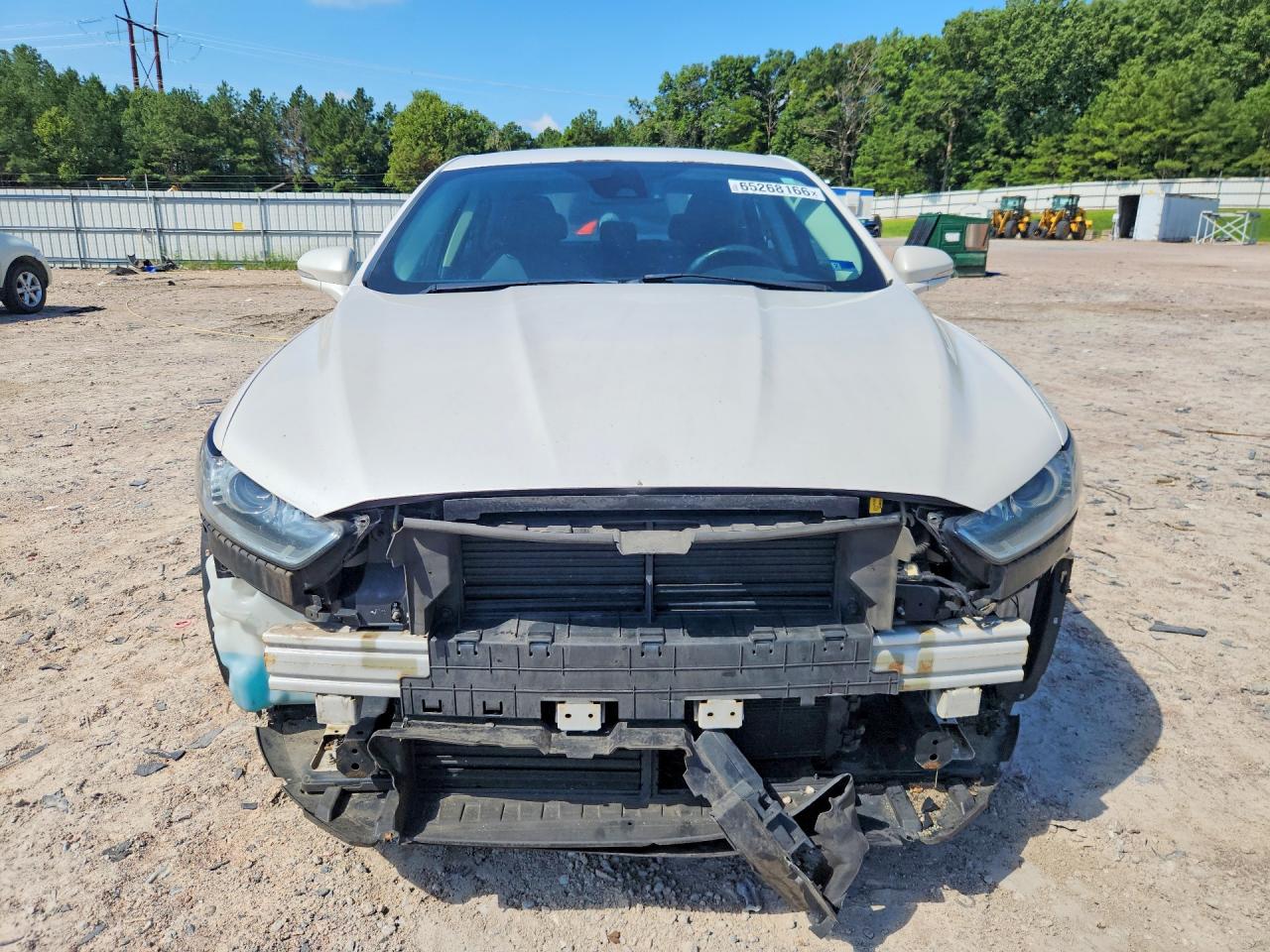 2015 Ford Fusion Se White vin: 3FA6P0HD0FR203580