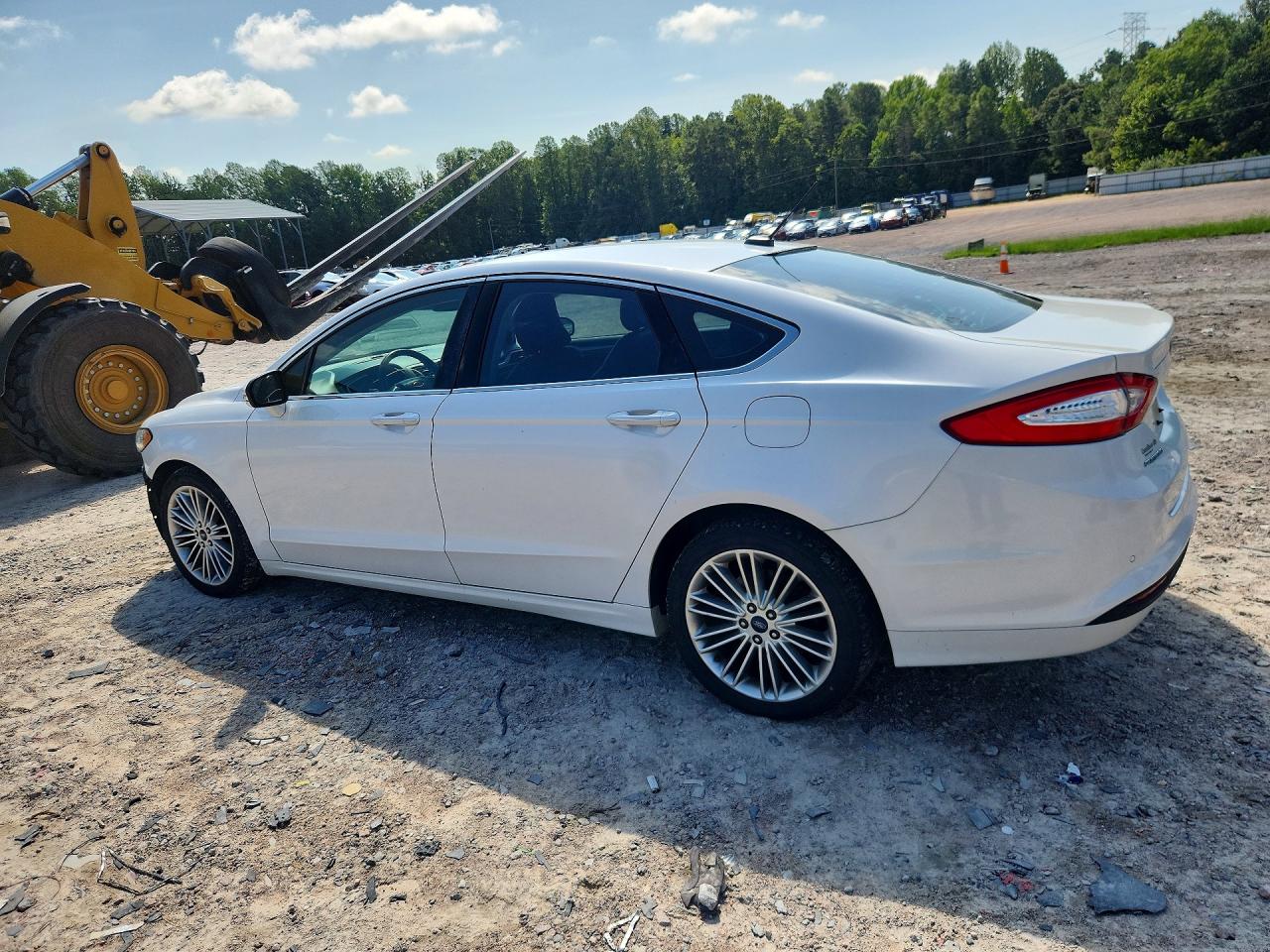 2015 Ford Fusion Se White vin: 3FA6P0HD0FR203580