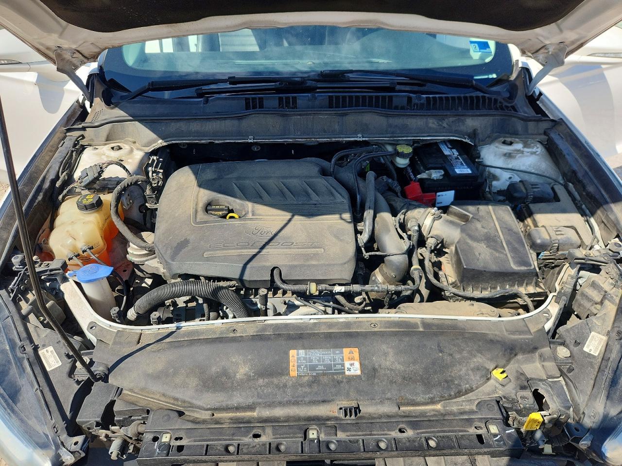 2015 Ford Fusion Se White vin: 3FA6P0HD0FR203580