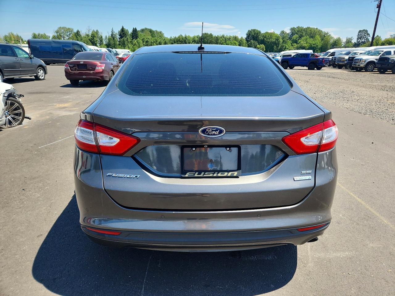 2015 Ford Fusion Se Charcoal vin: 3FA6P0HD0FR206897