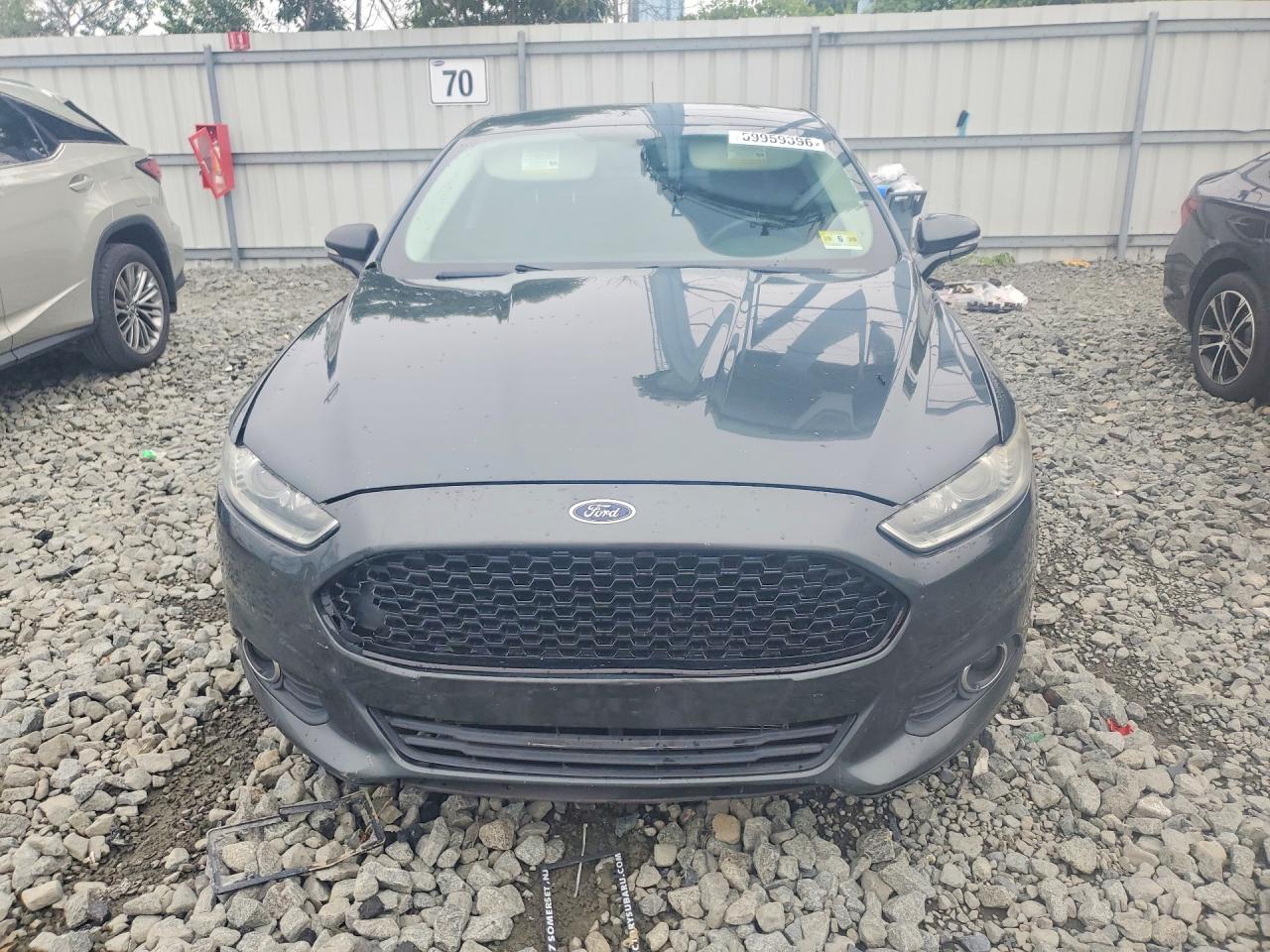 2015 Ford Fusion Se Gray vin: 3FA6P0HD0FR214840