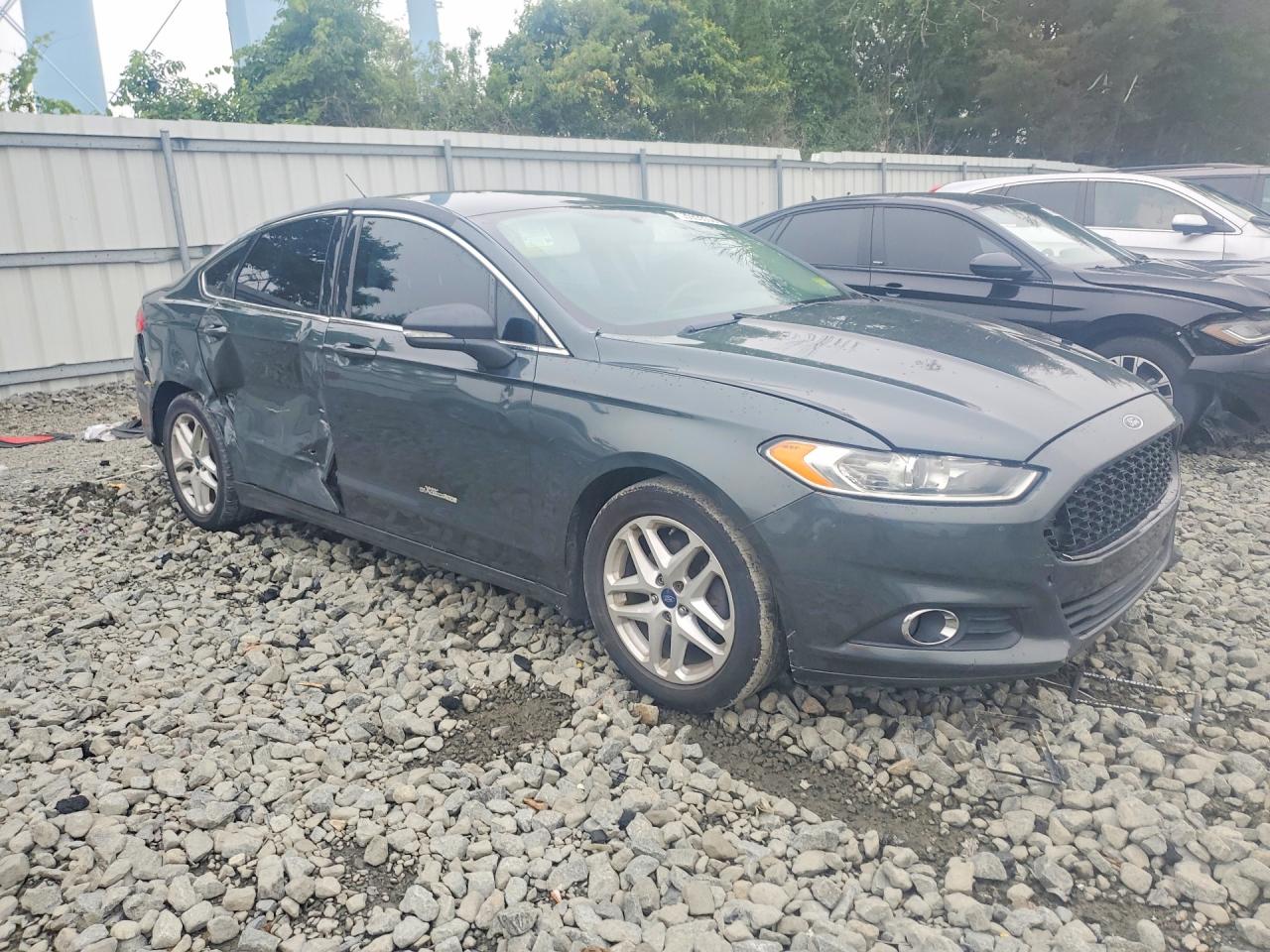 2015 Ford Fusion Se Gray vin: 3FA6P0HD0FR214840