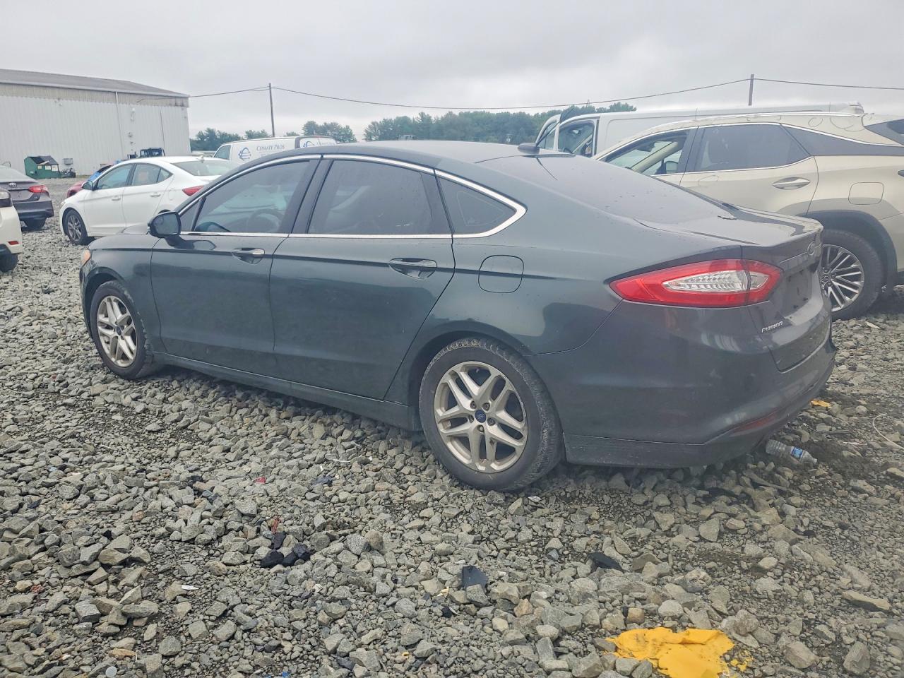 2015 Ford Fusion Se Gray vin: 3FA6P0HD0FR214840