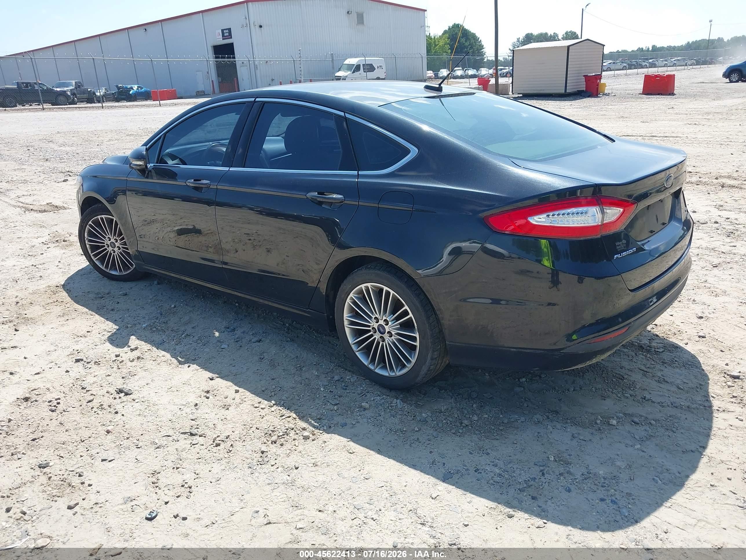 2015 Ford Fusion Se Black vin: 3FA6P0HD0FR249524