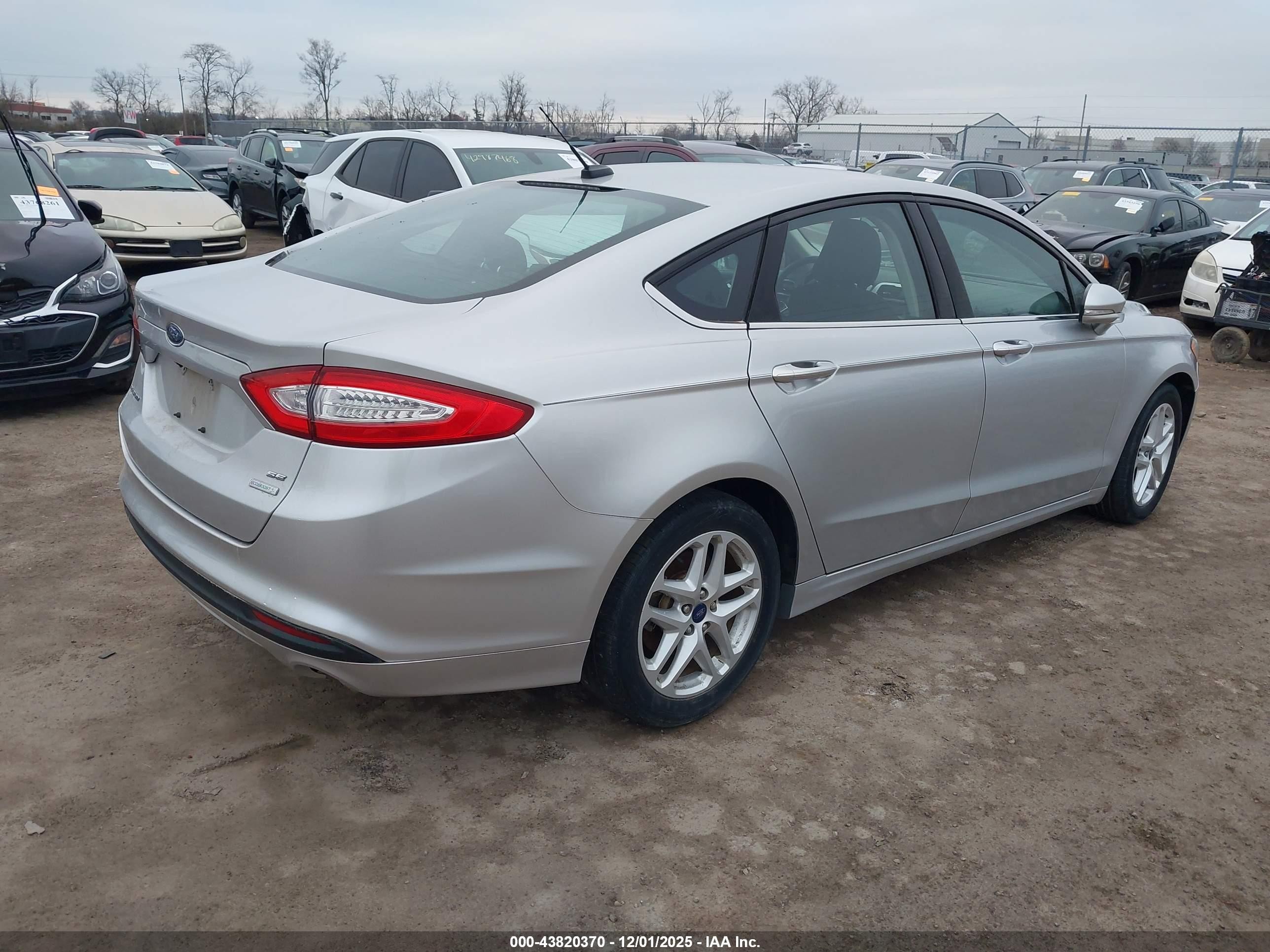 2015 Ford Fusion Se Silver vin: 3FA6P0HD0FR252438