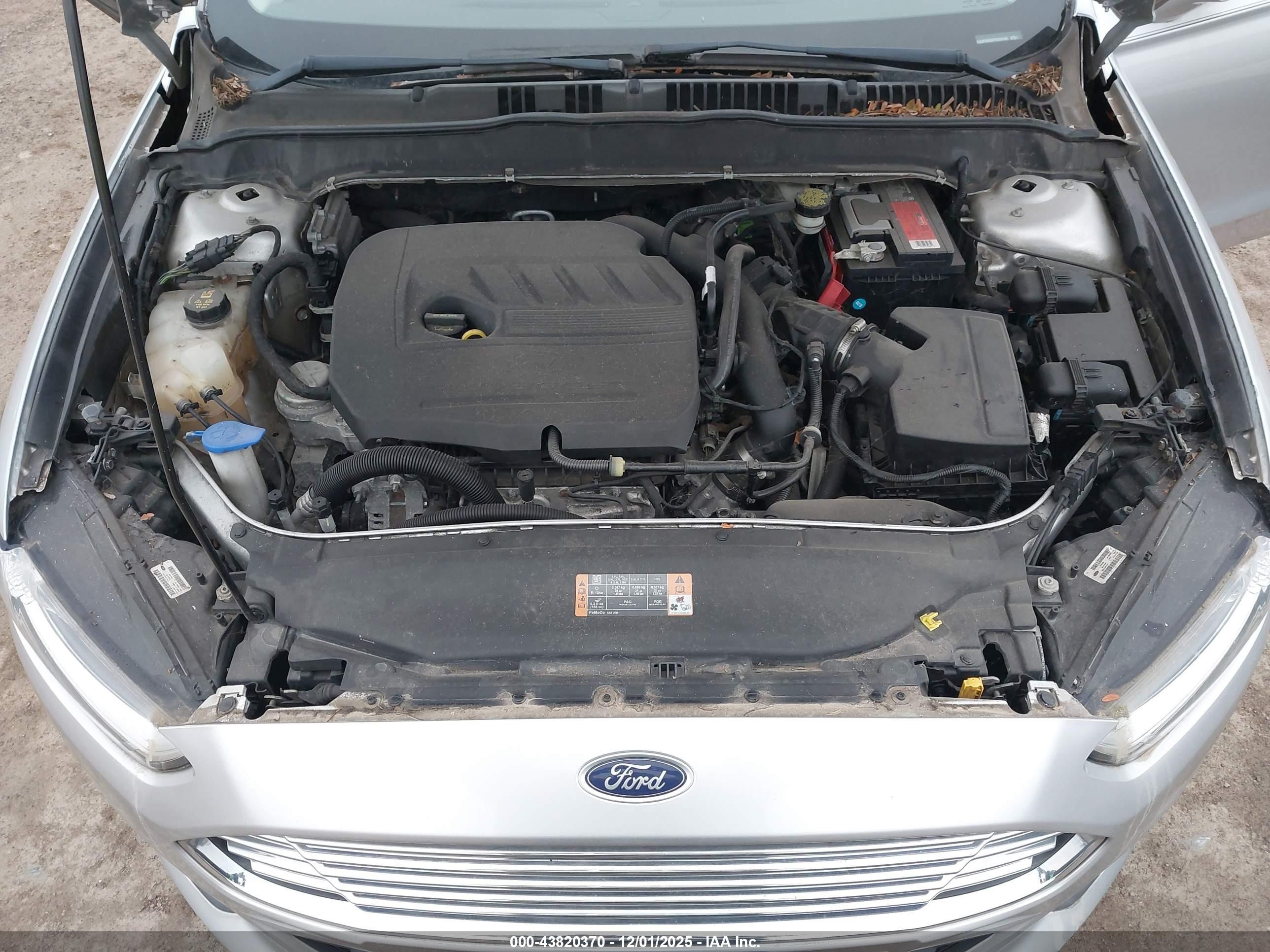 2015 Ford Fusion Se Silver vin: 3FA6P0HD0FR252438