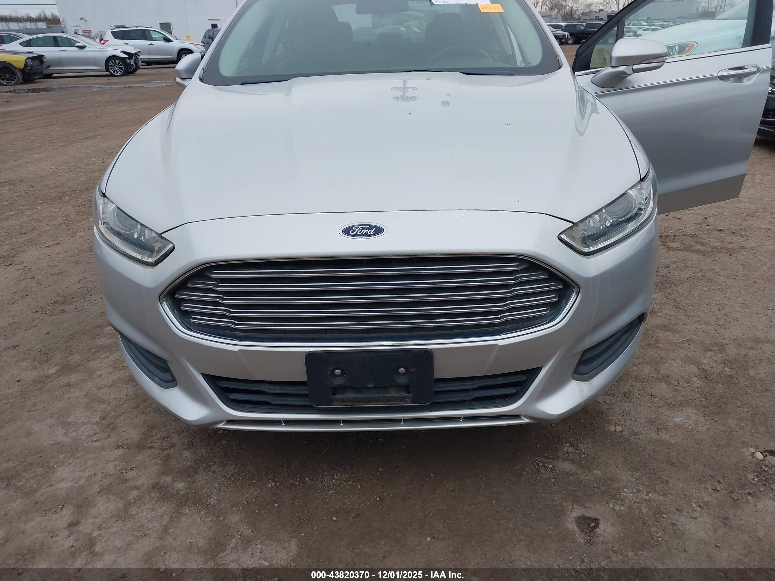 2015 Ford Fusion Se Silver vin: 3FA6P0HD0FR252438