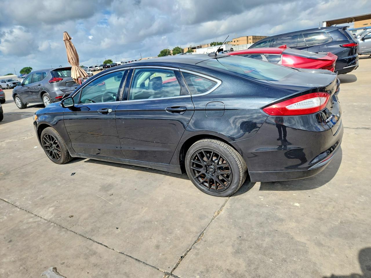 2015 Ford Fusion Se Black vin: 3FA6P0HD0FR258658