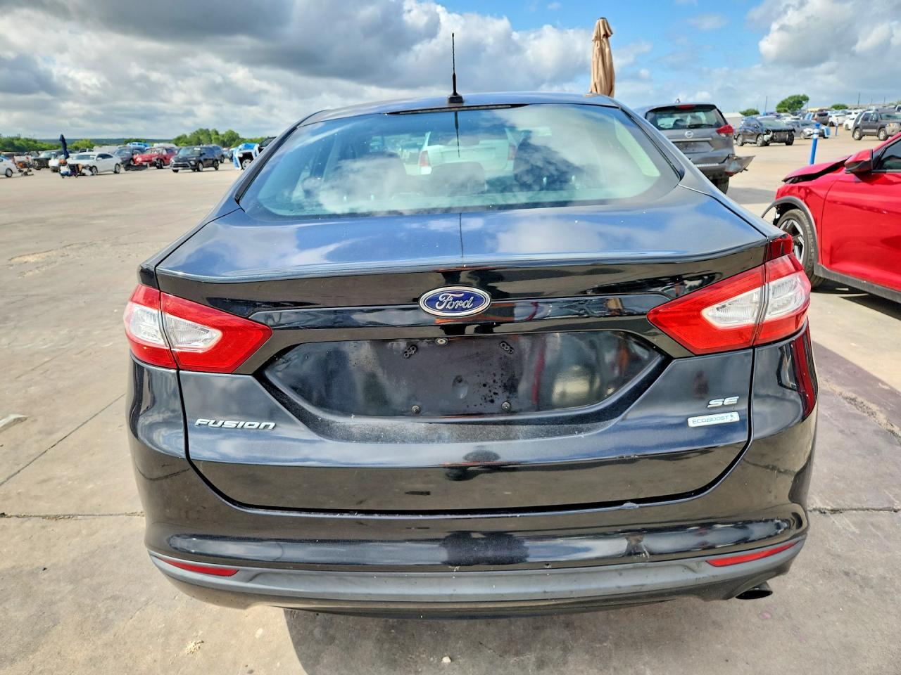 2015 Ford Fusion Se Black vin: 3FA6P0HD0FR258658