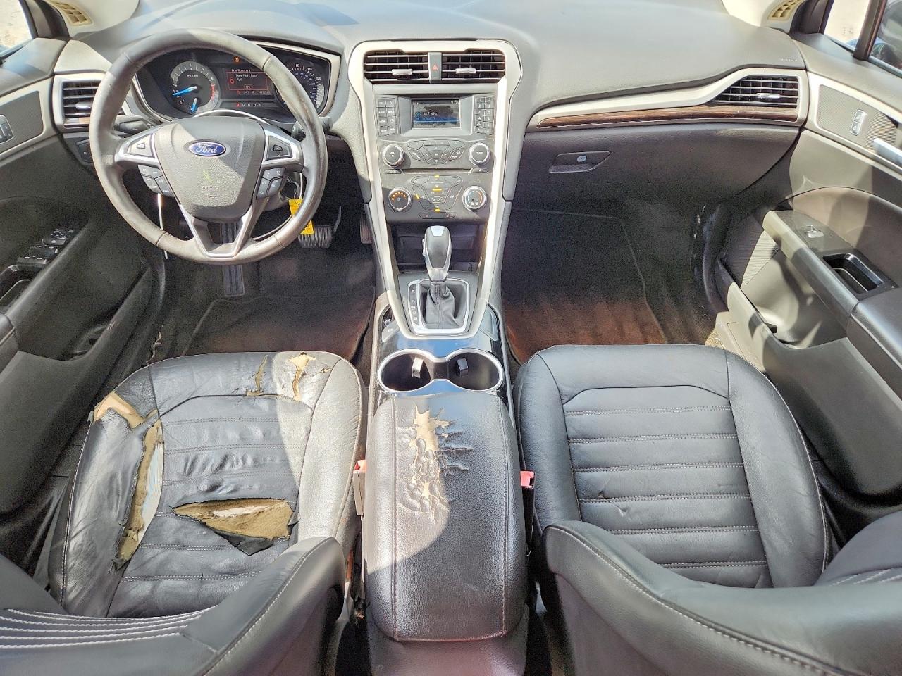 2015 Ford Fusion Se Black vin: 3FA6P0HD0FR258658