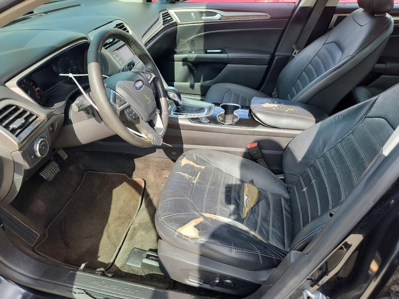 2015 Ford Fusion Se Black vin: 3FA6P0HD0FR258658