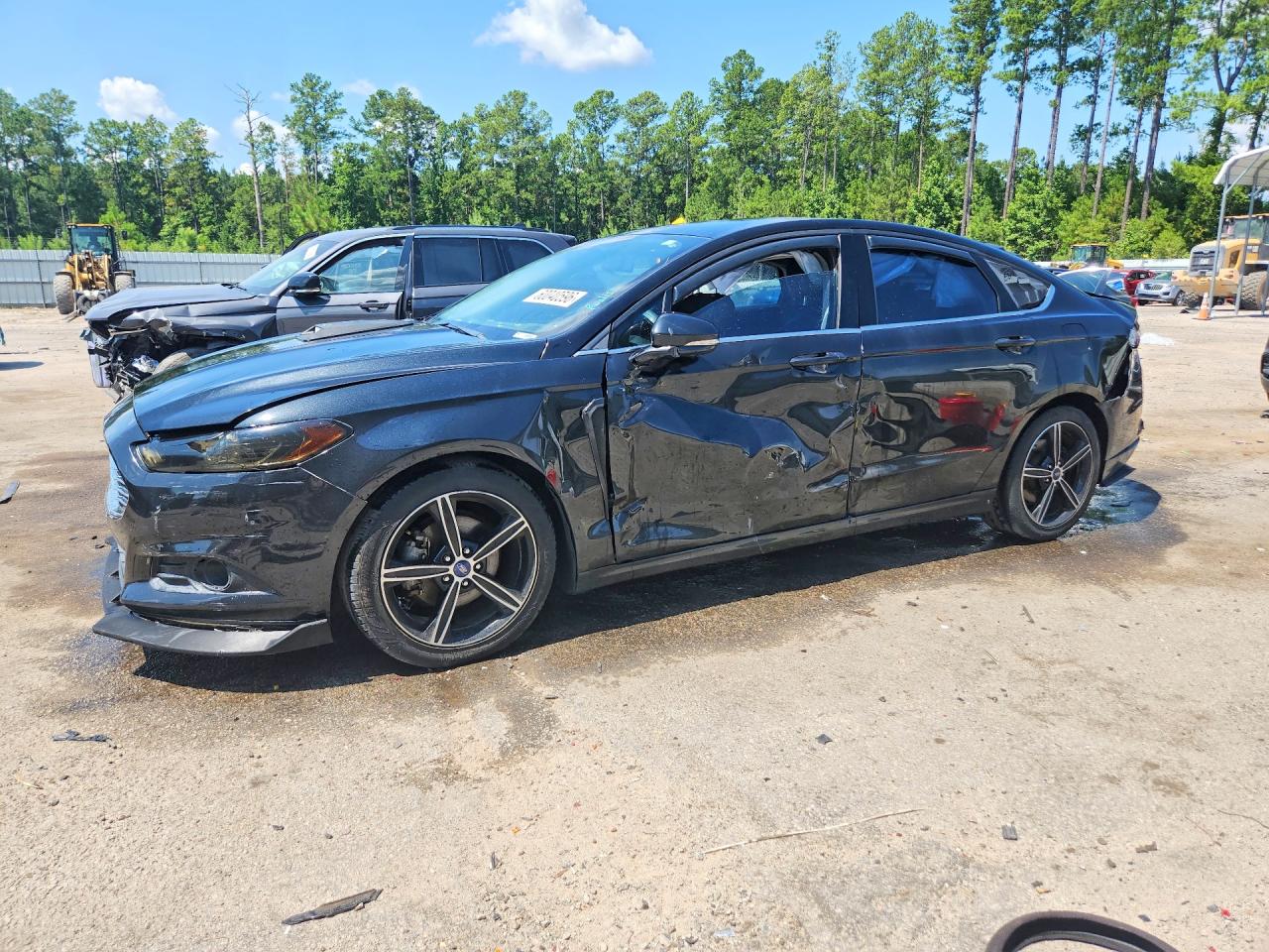 2015 Ford Fusion Se Black vin: 3FA6P0HD0FR261365