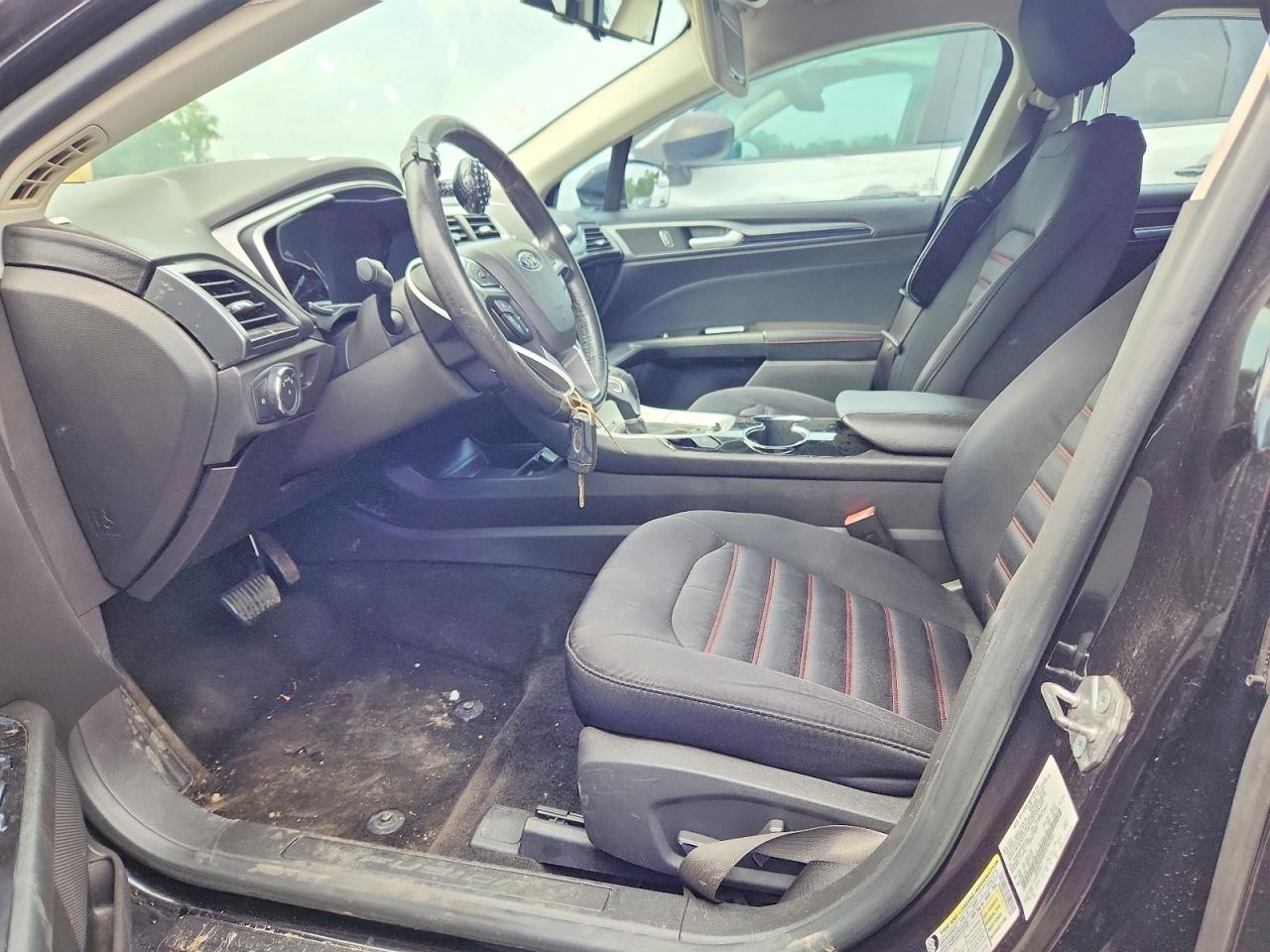 2015 Ford Fusion Se Black vin: 3FA6P0HD0FR261365