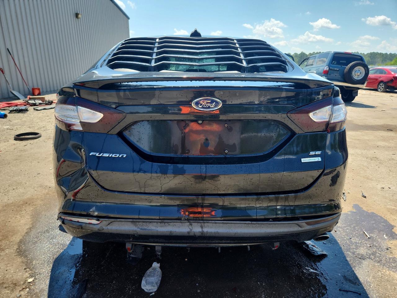 2015 Ford Fusion Se Black vin: 3FA6P0HD0FR261365
