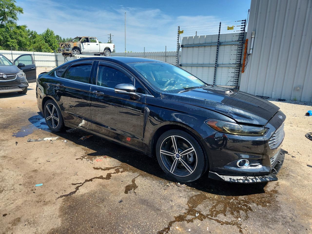 2015 Ford Fusion Se Black vin: 3FA6P0HD0FR261365