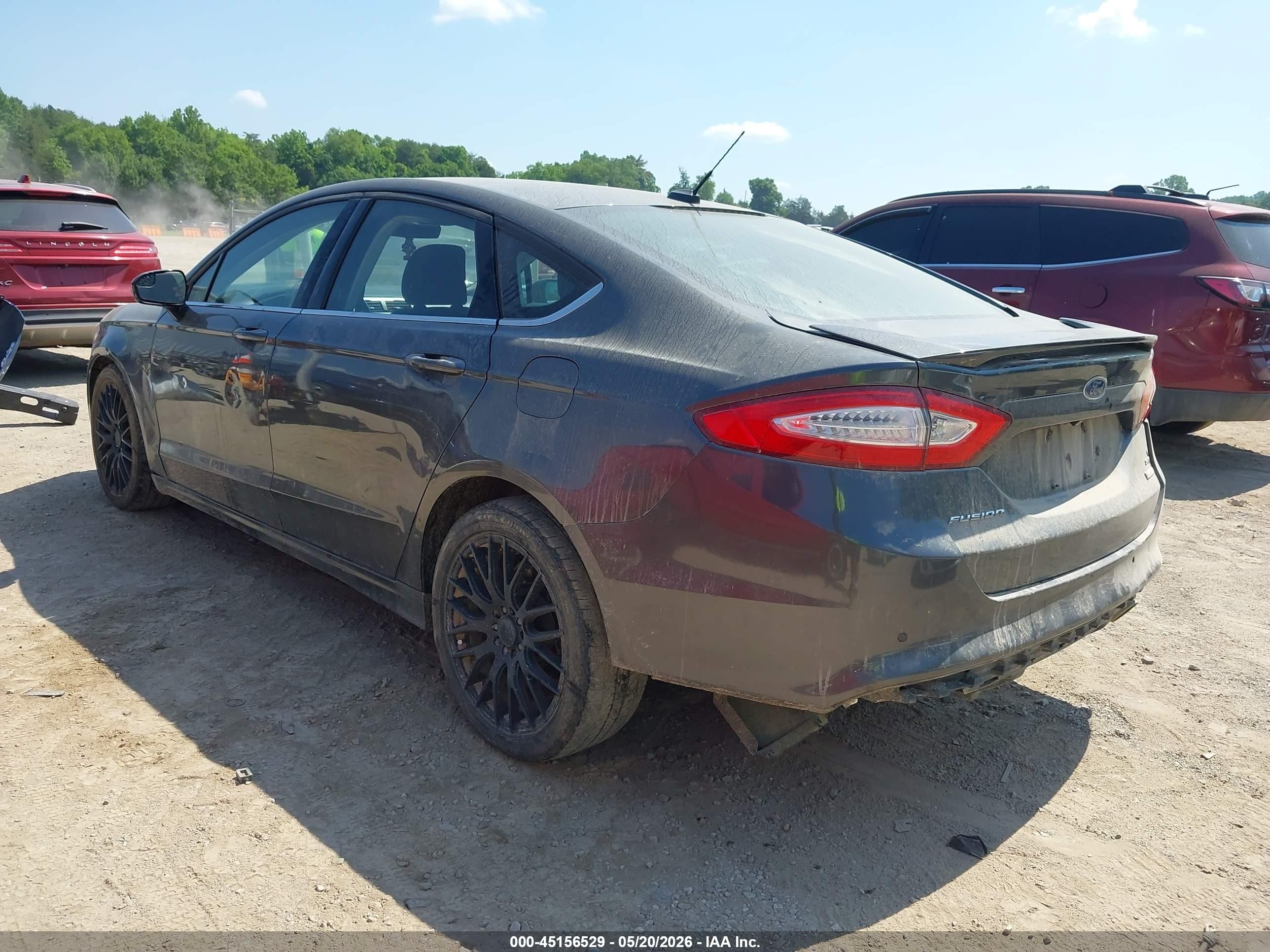 2015 Ford Fusion Se Gray vin: 3FA6P0HD0FR262984
