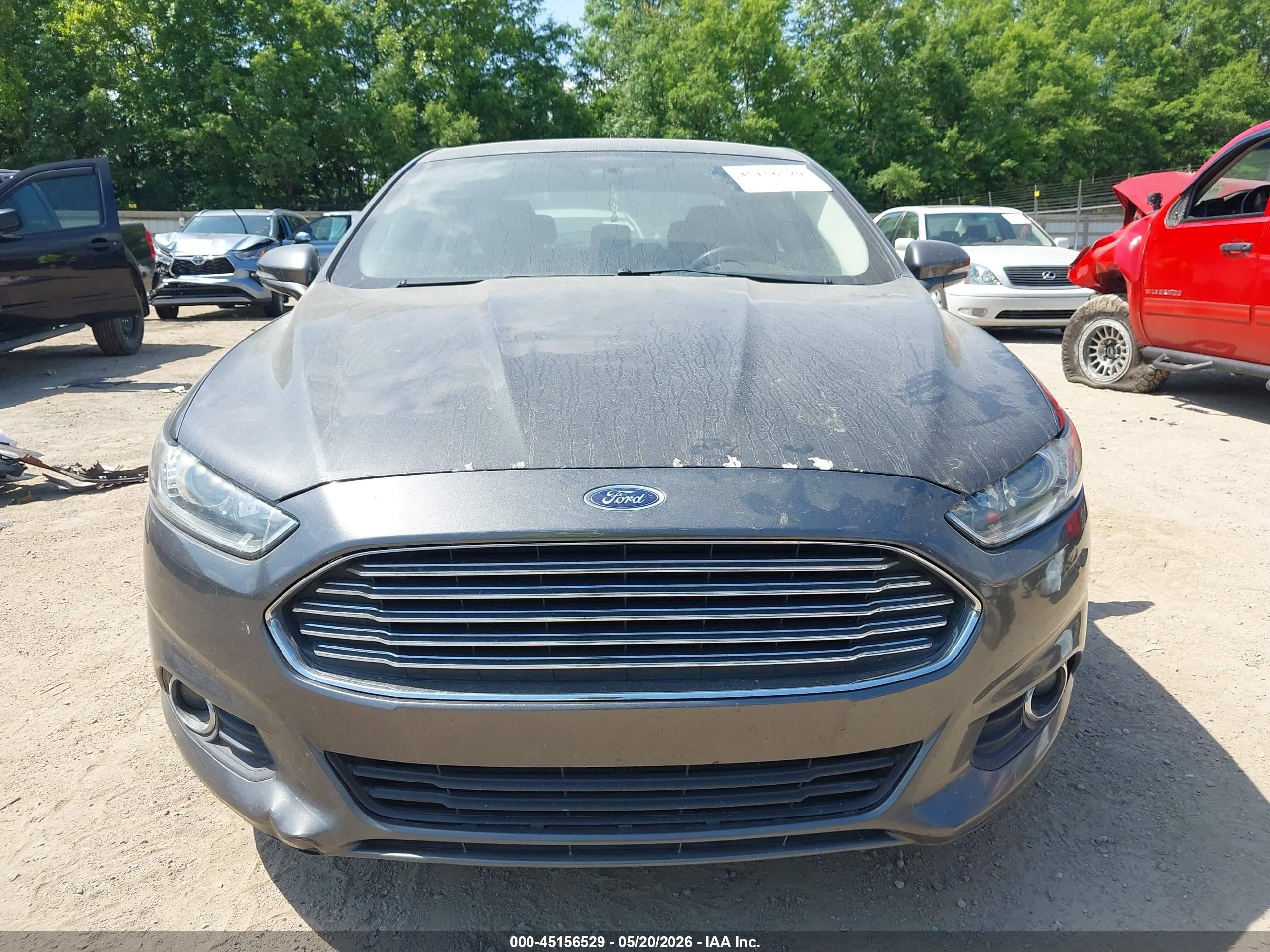 2015 Ford Fusion Se Gray vin: 3FA6P0HD0FR262984