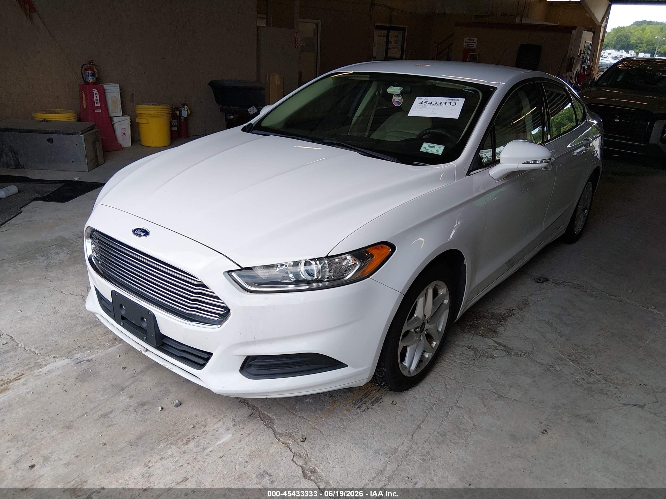 2015 Ford Fusion Se White vin: 3FA6P0HD0FR266551