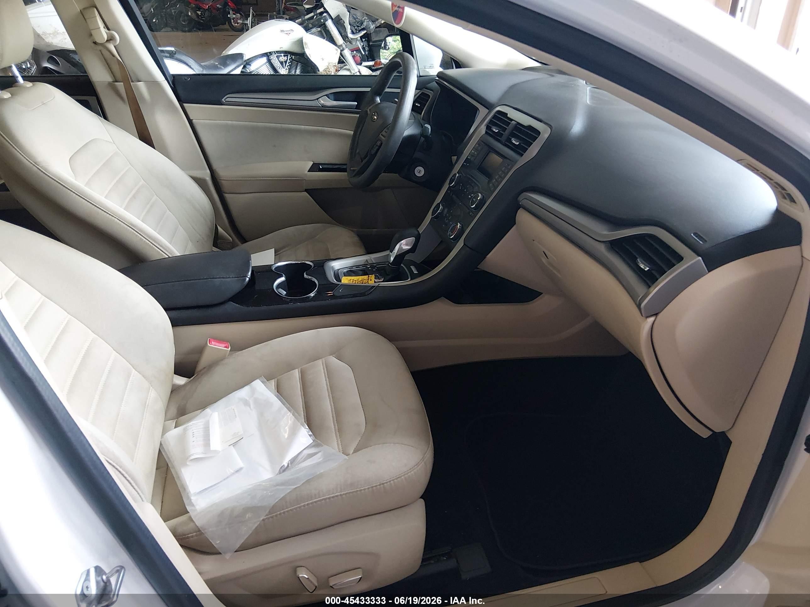 2015 Ford Fusion Se White vin: 3FA6P0HD0FR266551